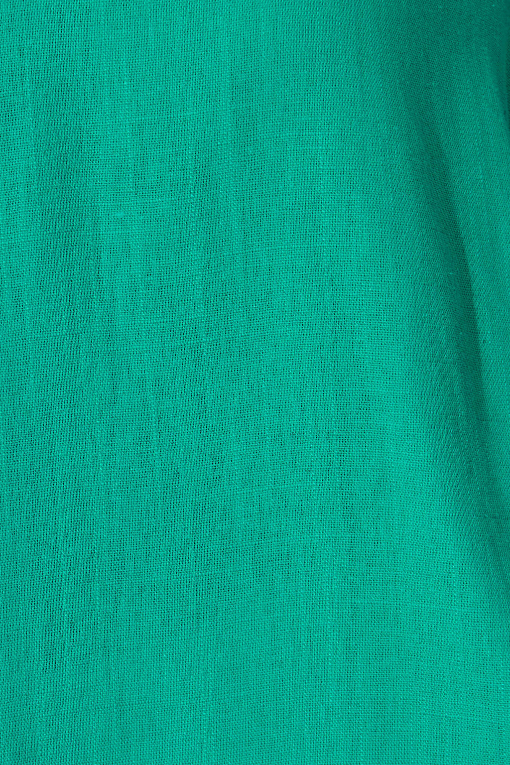 Teal Linen Blend Jasper Blouse