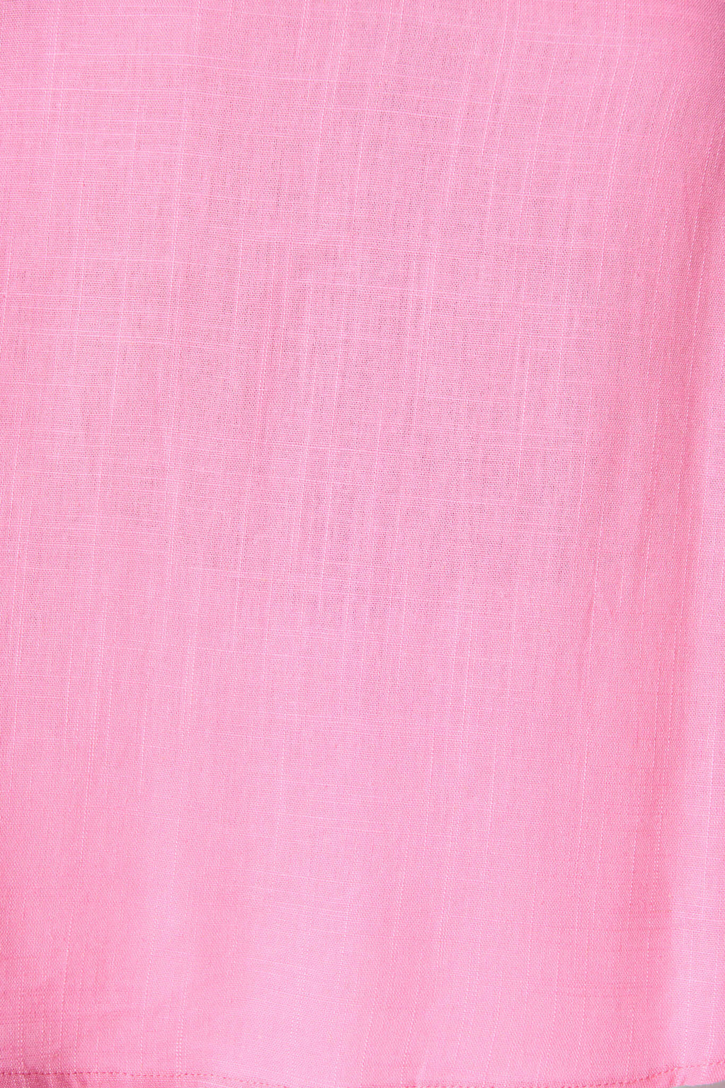 Candy Pink Linen Blend Jasper Blouse