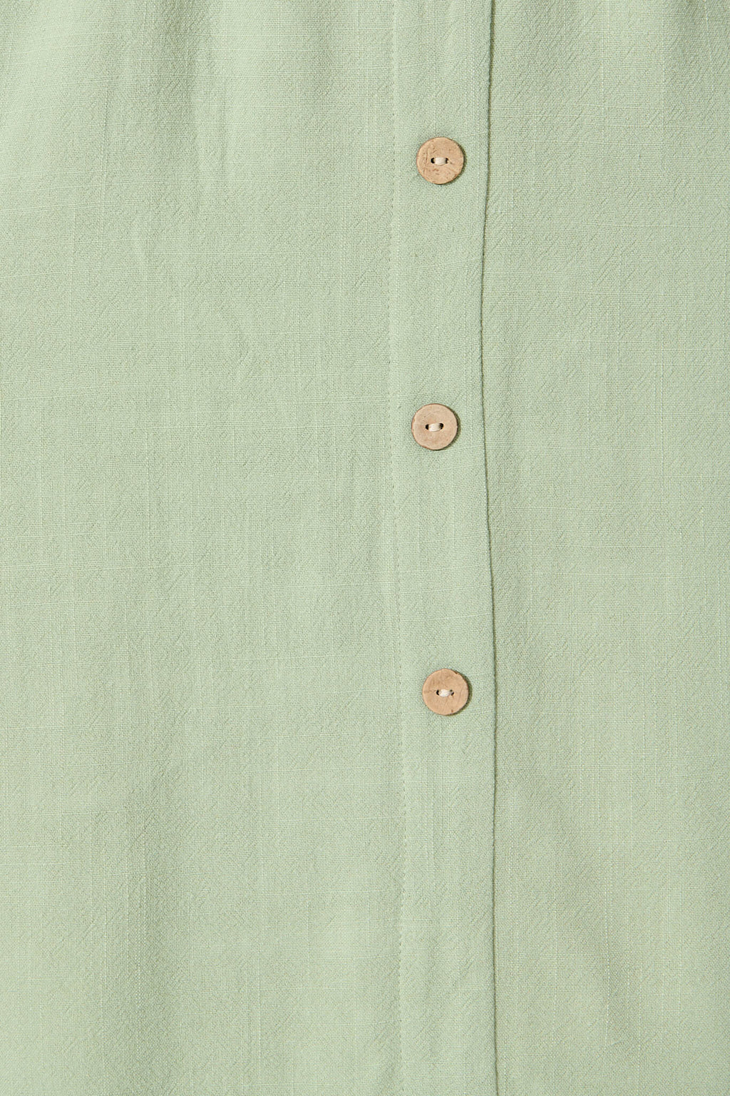 Pale Green Linen Blend Amaya Dress