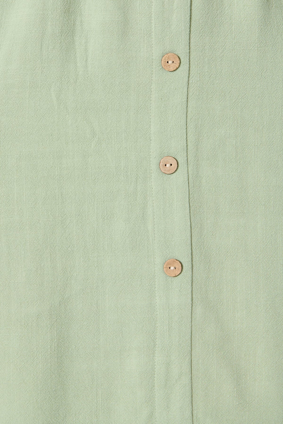 Pale Green Linen Blend Amaya Dress