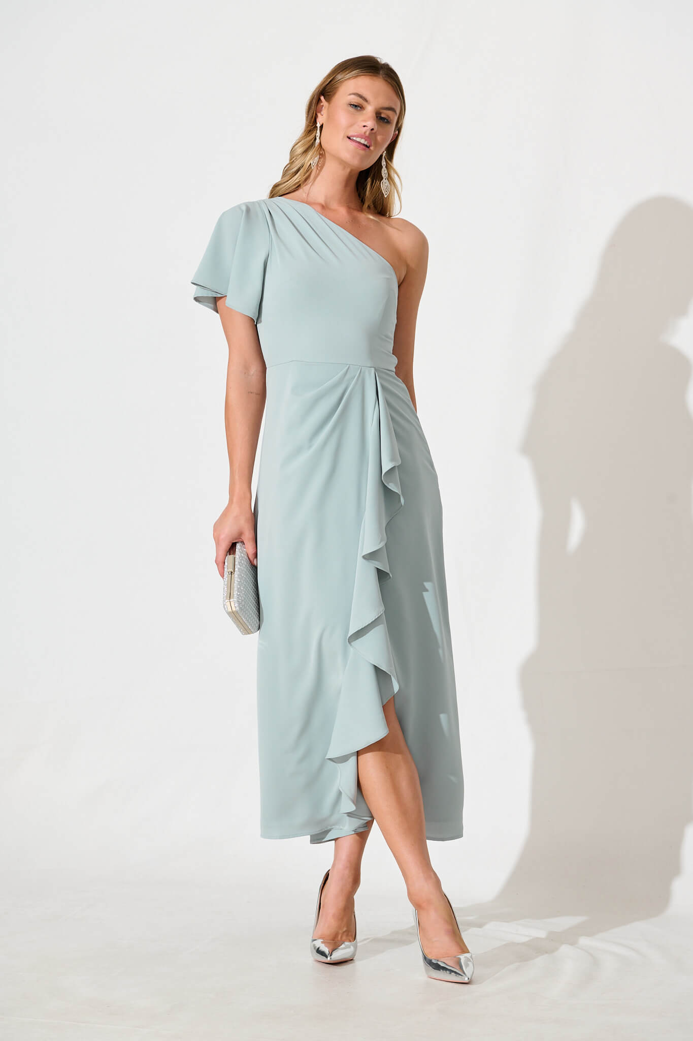 Sage Green Bird Maxi