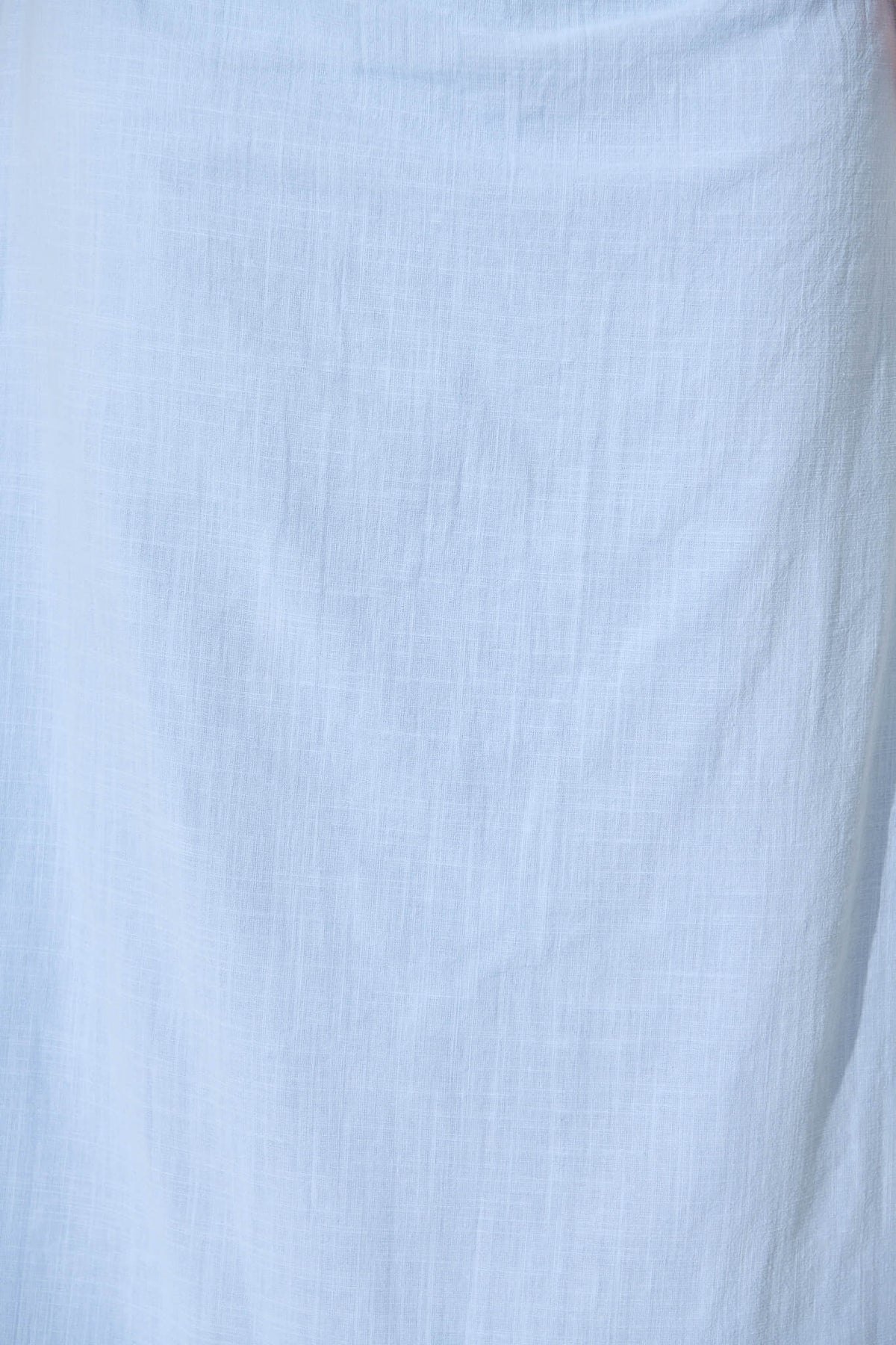 Pale Blue Cotton Maxi Dress by Fiorah
