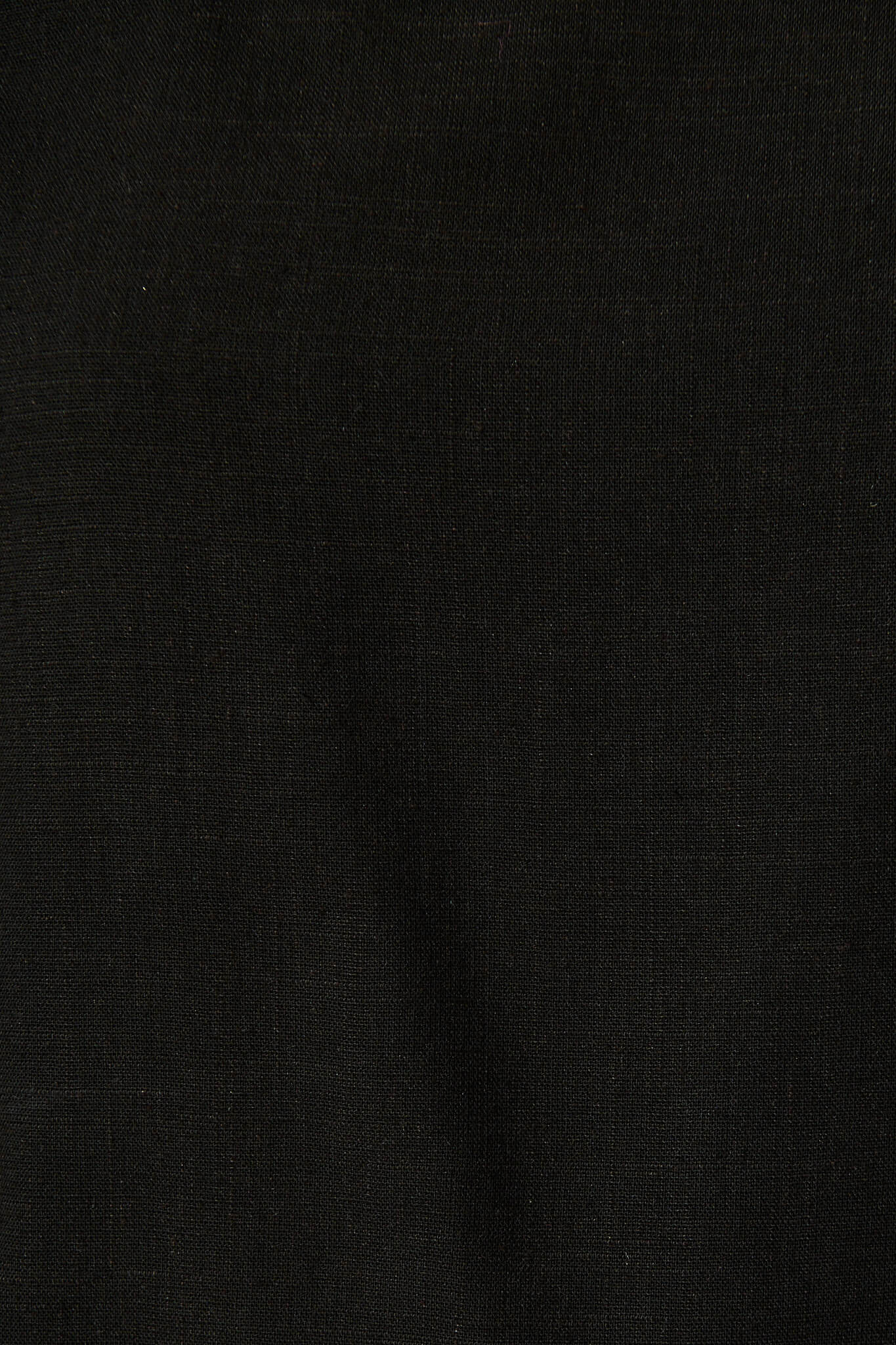 Black Linen Blend Cami Top