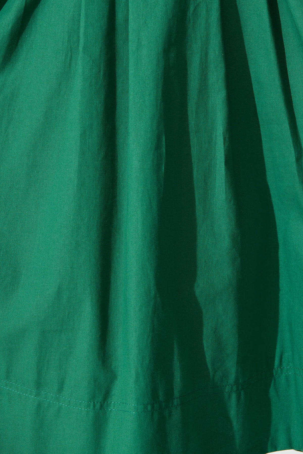 Emerald Green Cotton Dress - Hazel