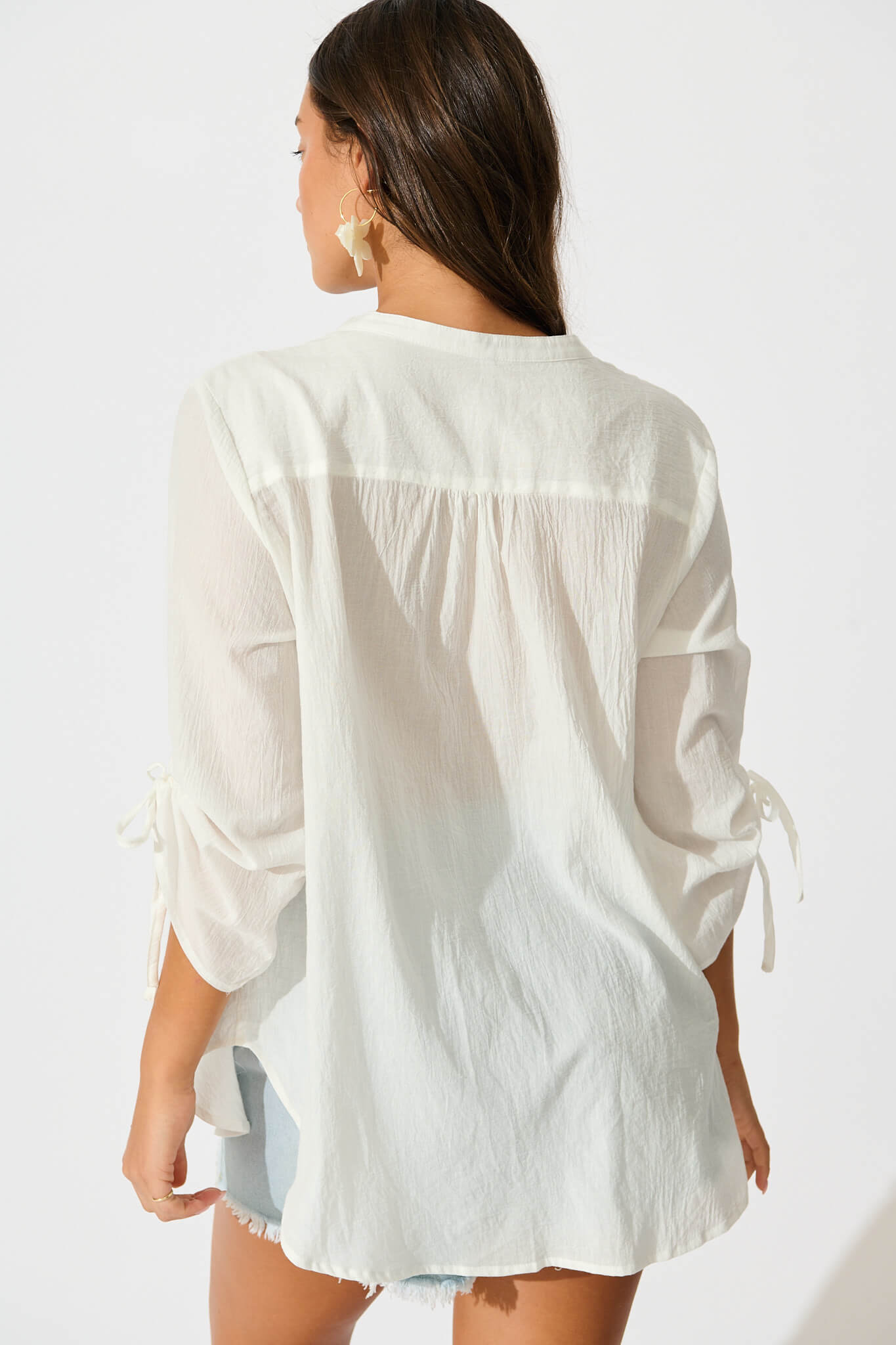 White Cotton Toni Blouse