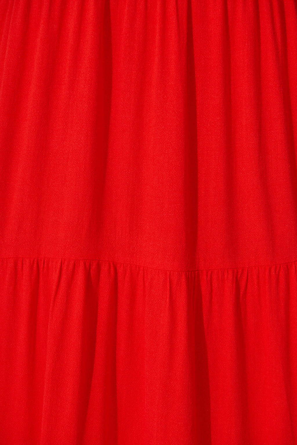 Red Linen Maxi Dress - Estefani