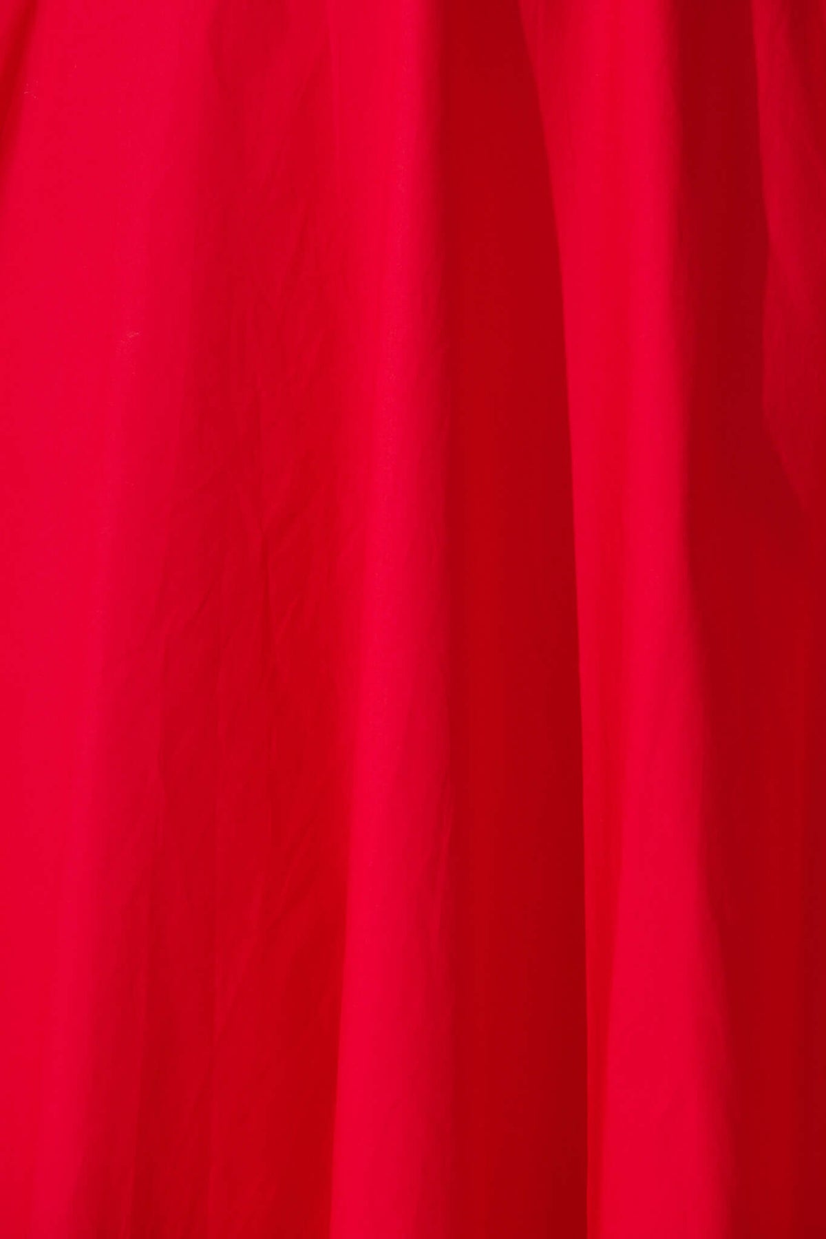 Red Cotton Maxi Dress - Irisa