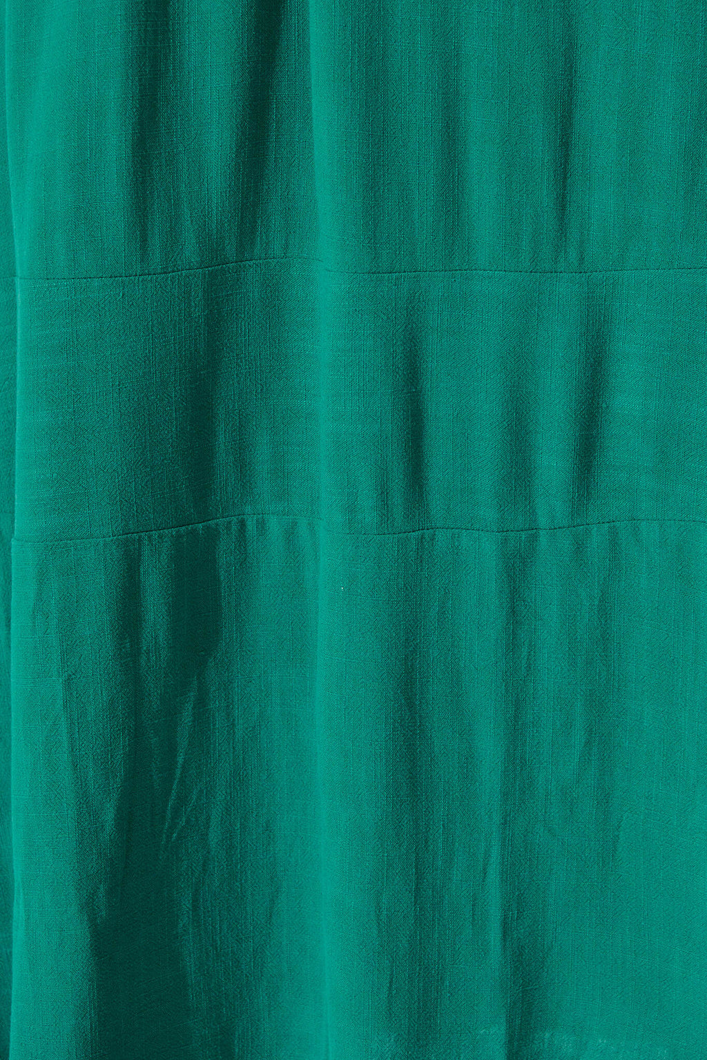 Teal Linen Blend Midi Dress by Mary