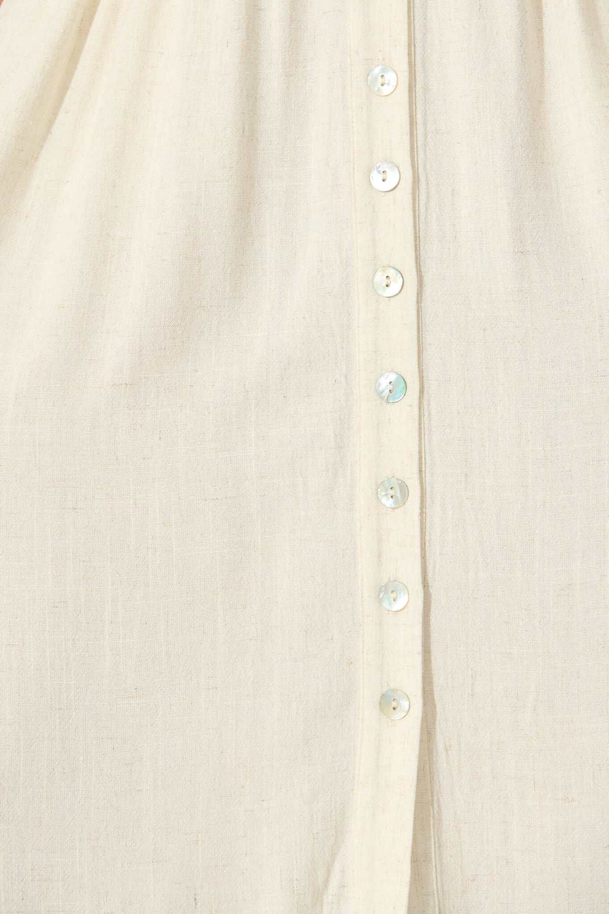 Oatmeal Linen Blend Midi Dress by Daysia