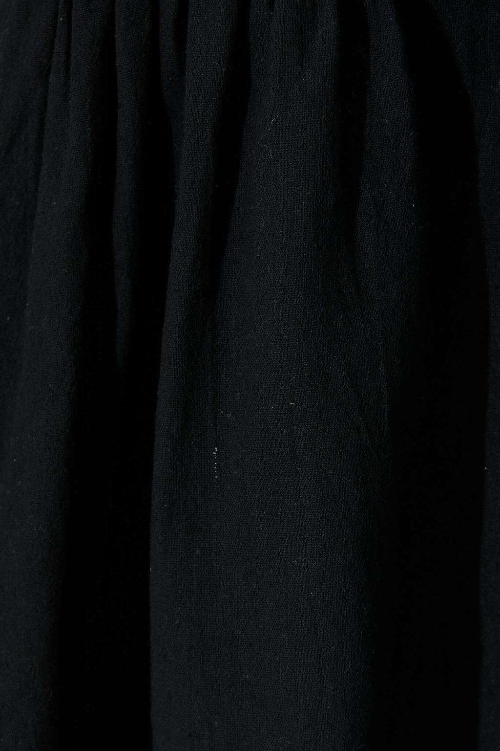 Black Cotton Linen Orla Blouse