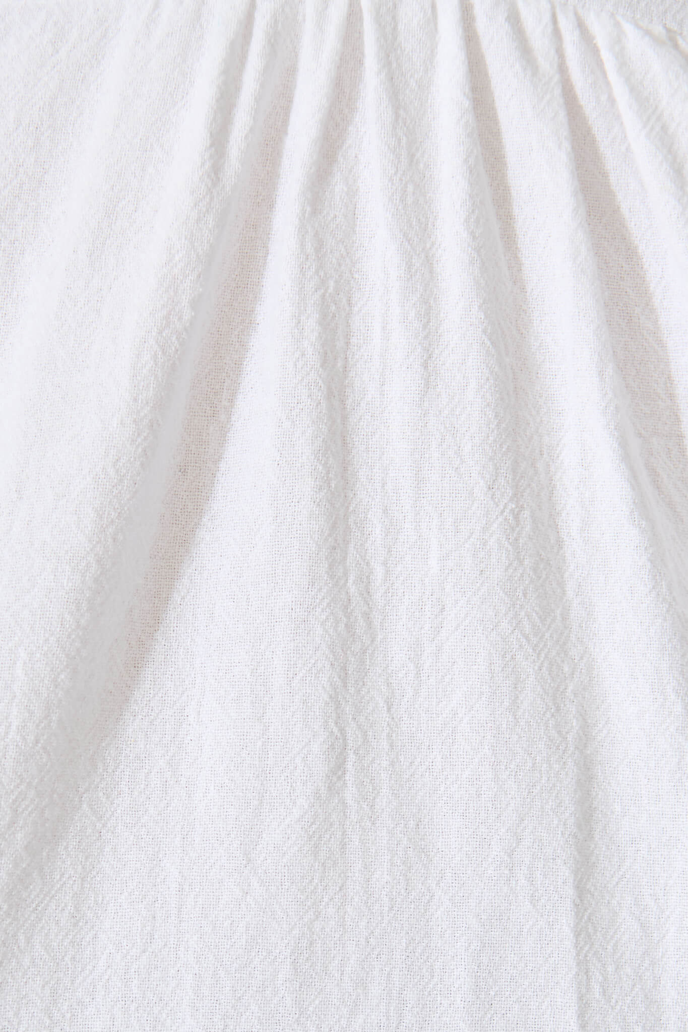 White Cotton Linen Orla Blouse