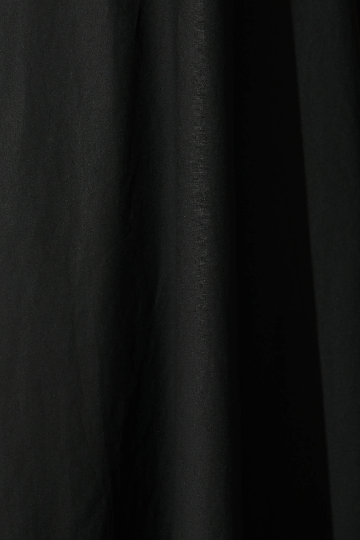 Black Cotton Sunrays Midi Dress