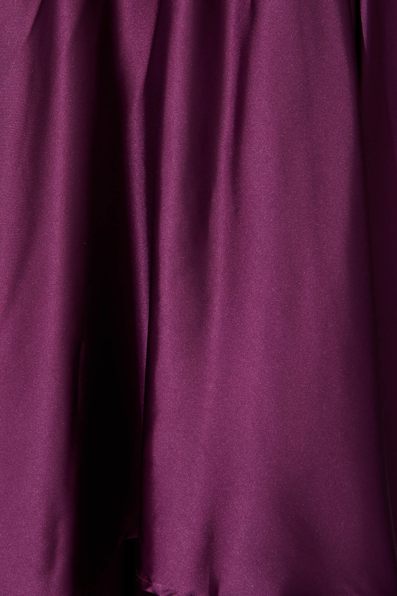 Plum Satin Maxi Dress