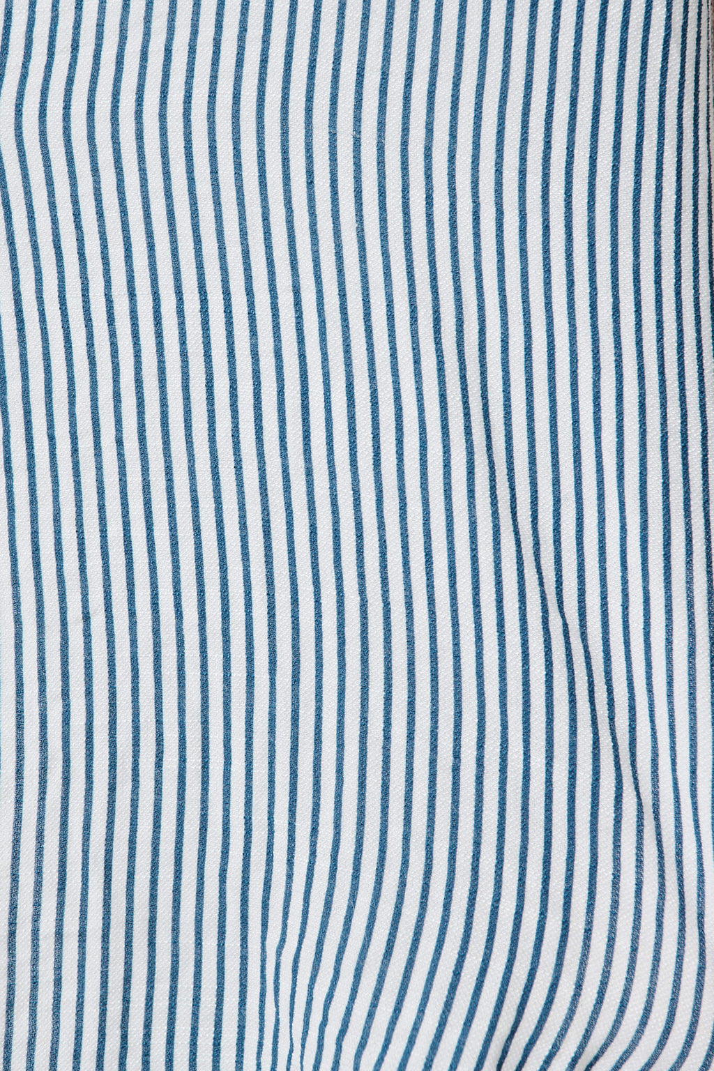 Blue & White Striped Cotton Blend Harper Shirt