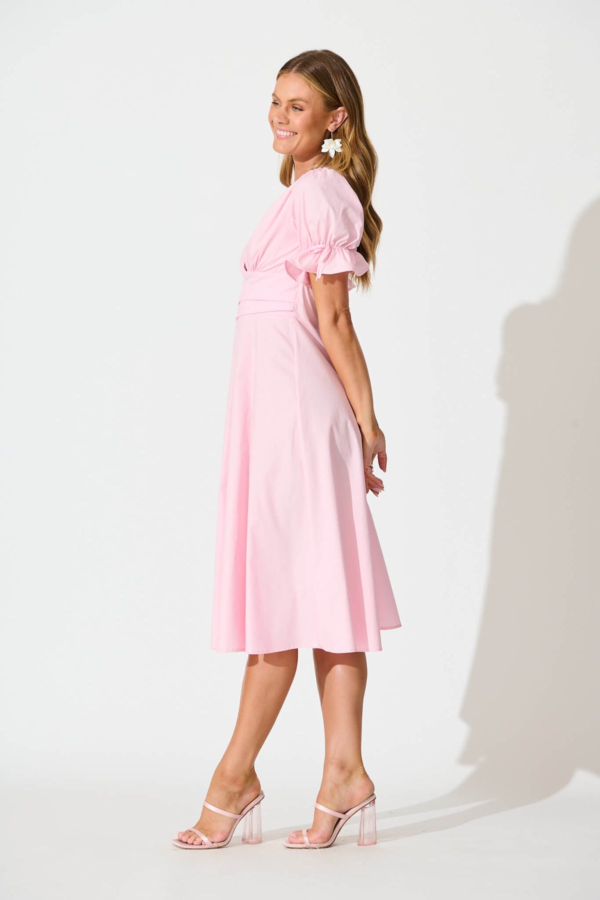 Pink Cotton Sunrays Dress