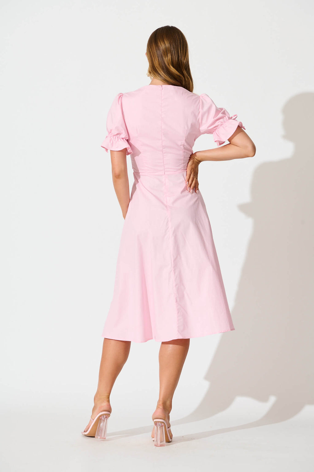 Pink Cotton Sunrays Dress