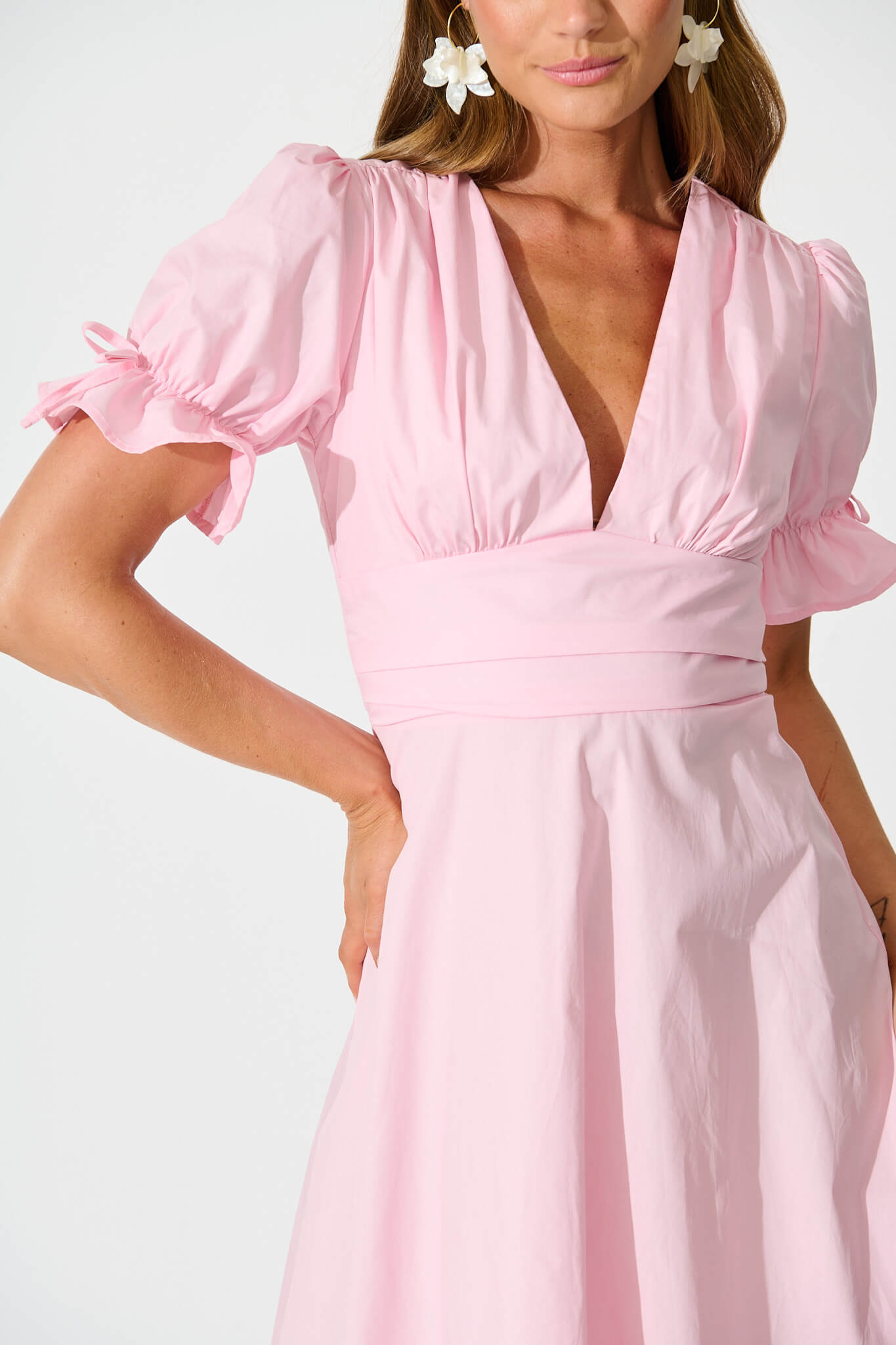 Pink Cotton Sunrays Dress