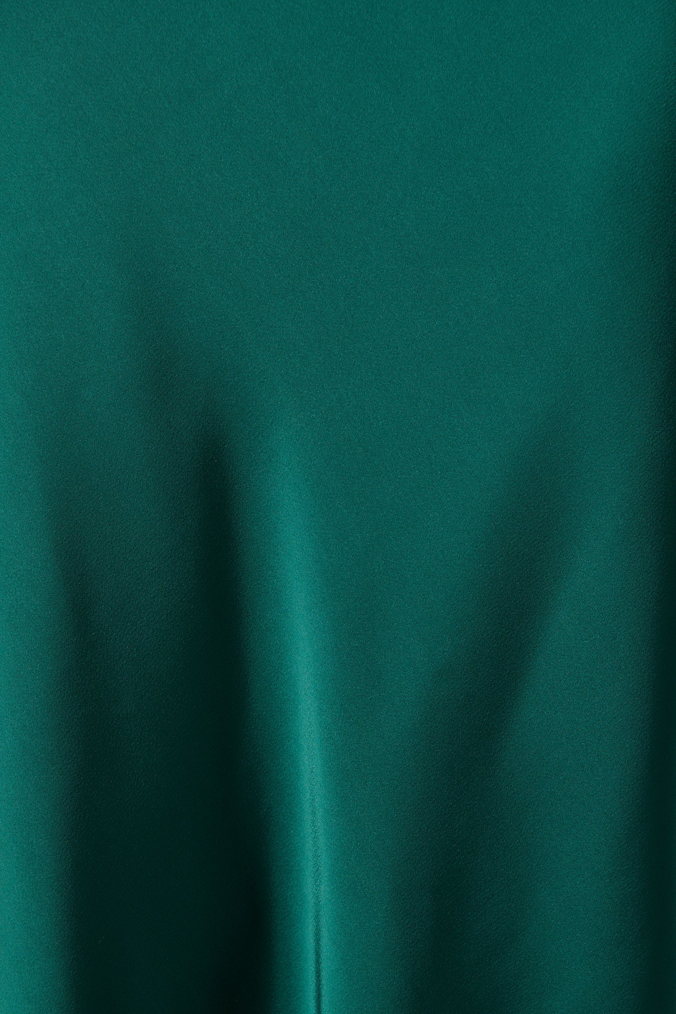 Emerald Satin Vision of Love Midi Dress