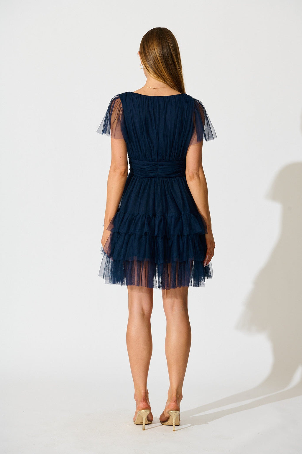 Navy Tulle Air & Grace Dress