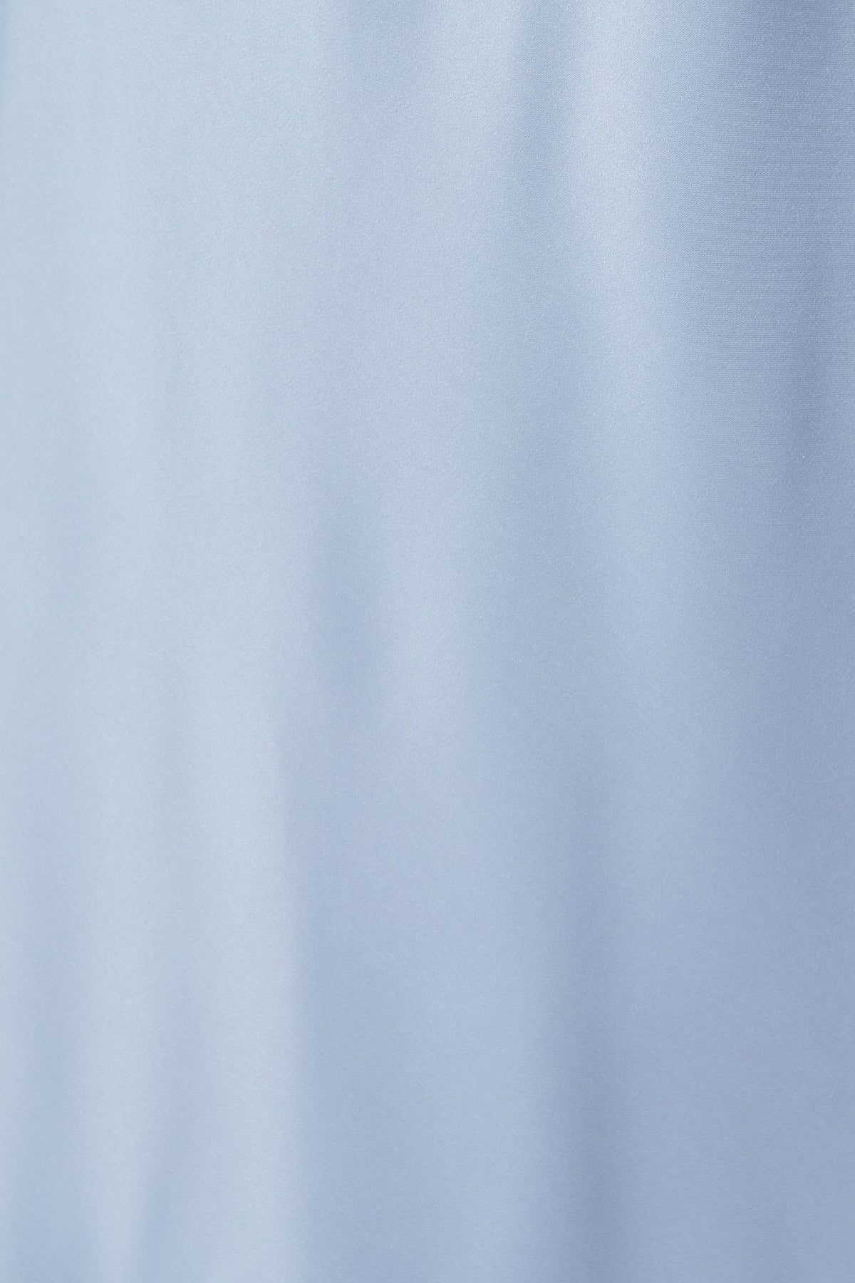 Ice Blue Satin Off-Shoulder Maxi Dress