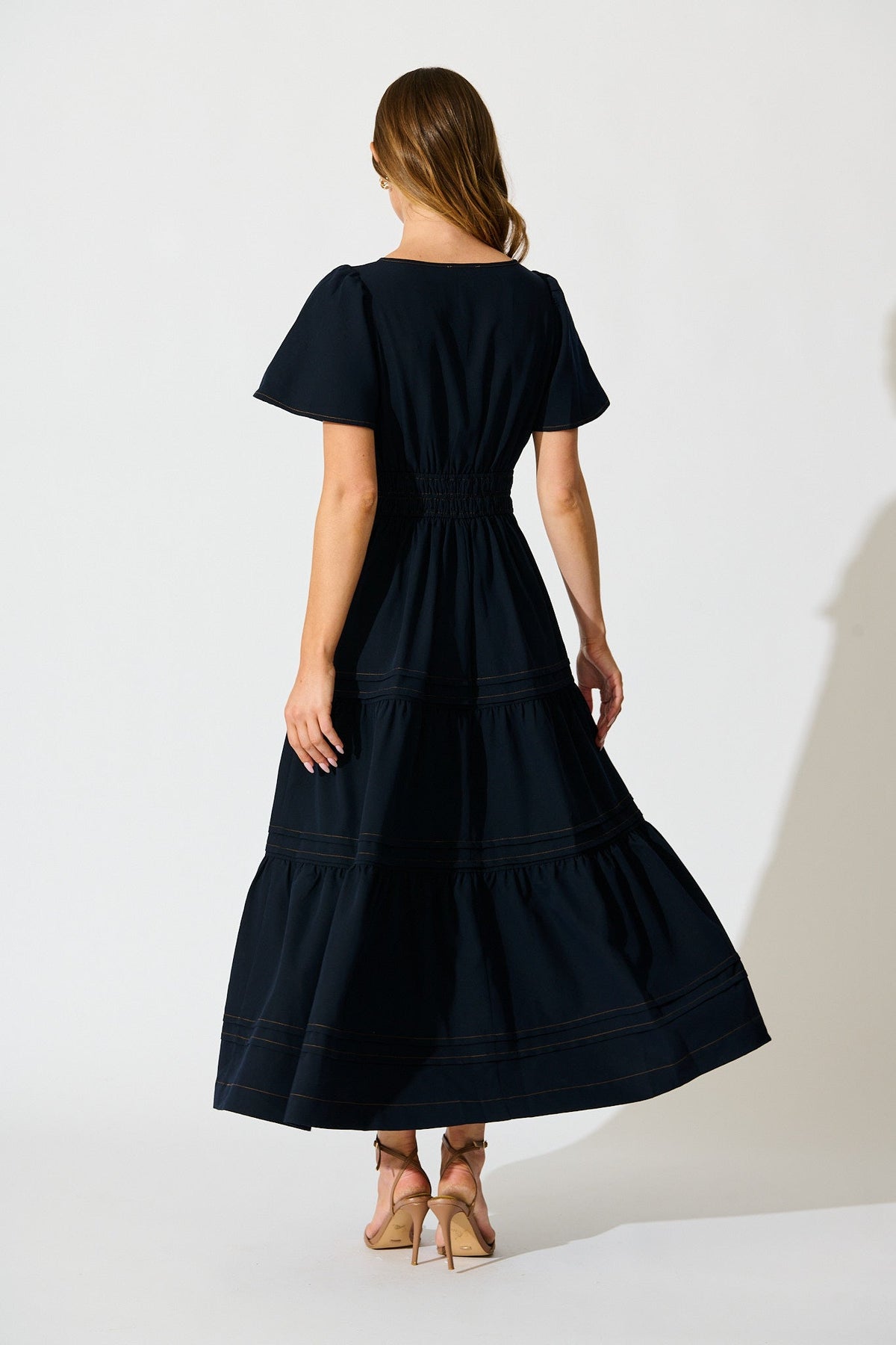 Navy Florencia Maxi Dress