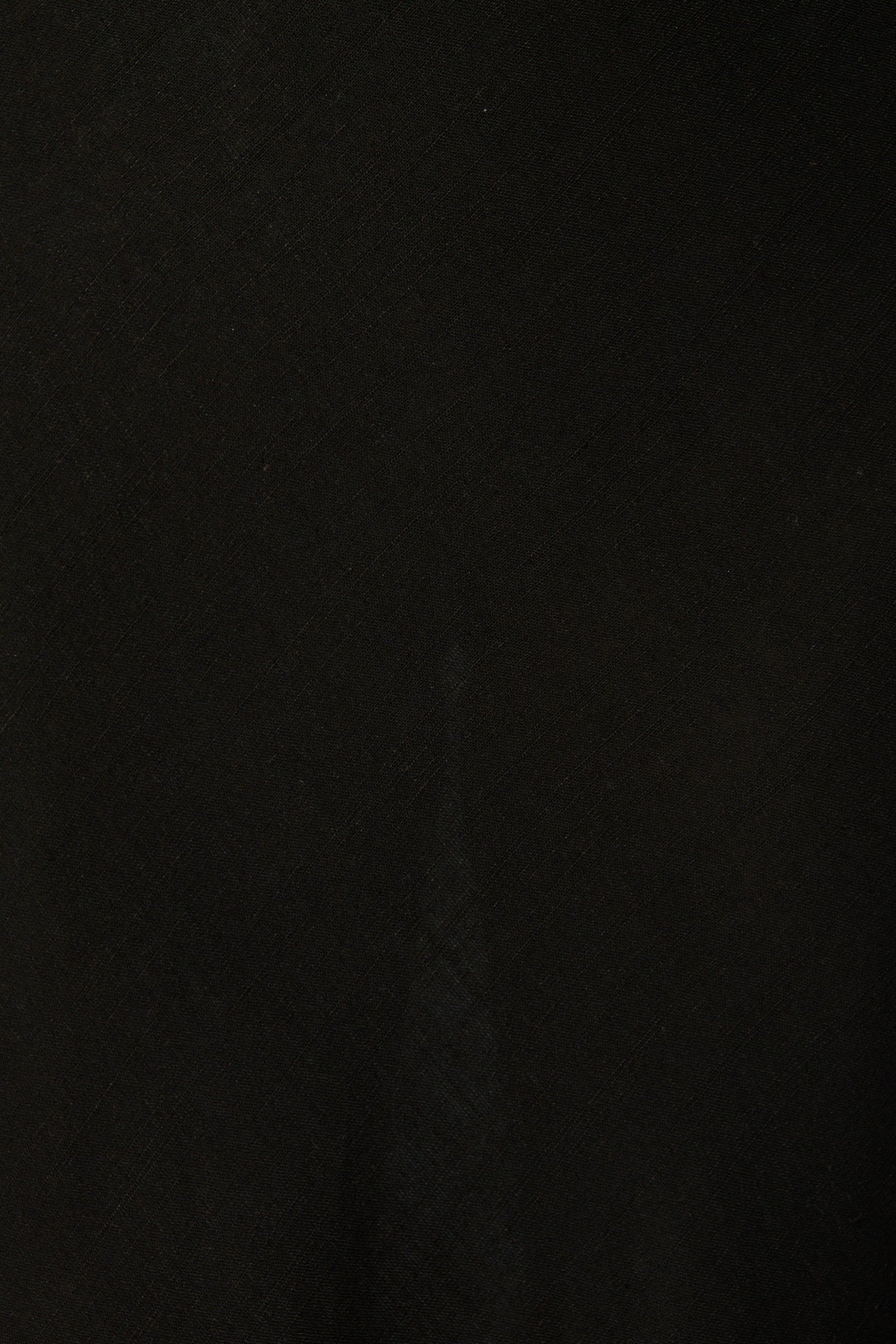 Chic Black Linen Blend Maxi Skirt