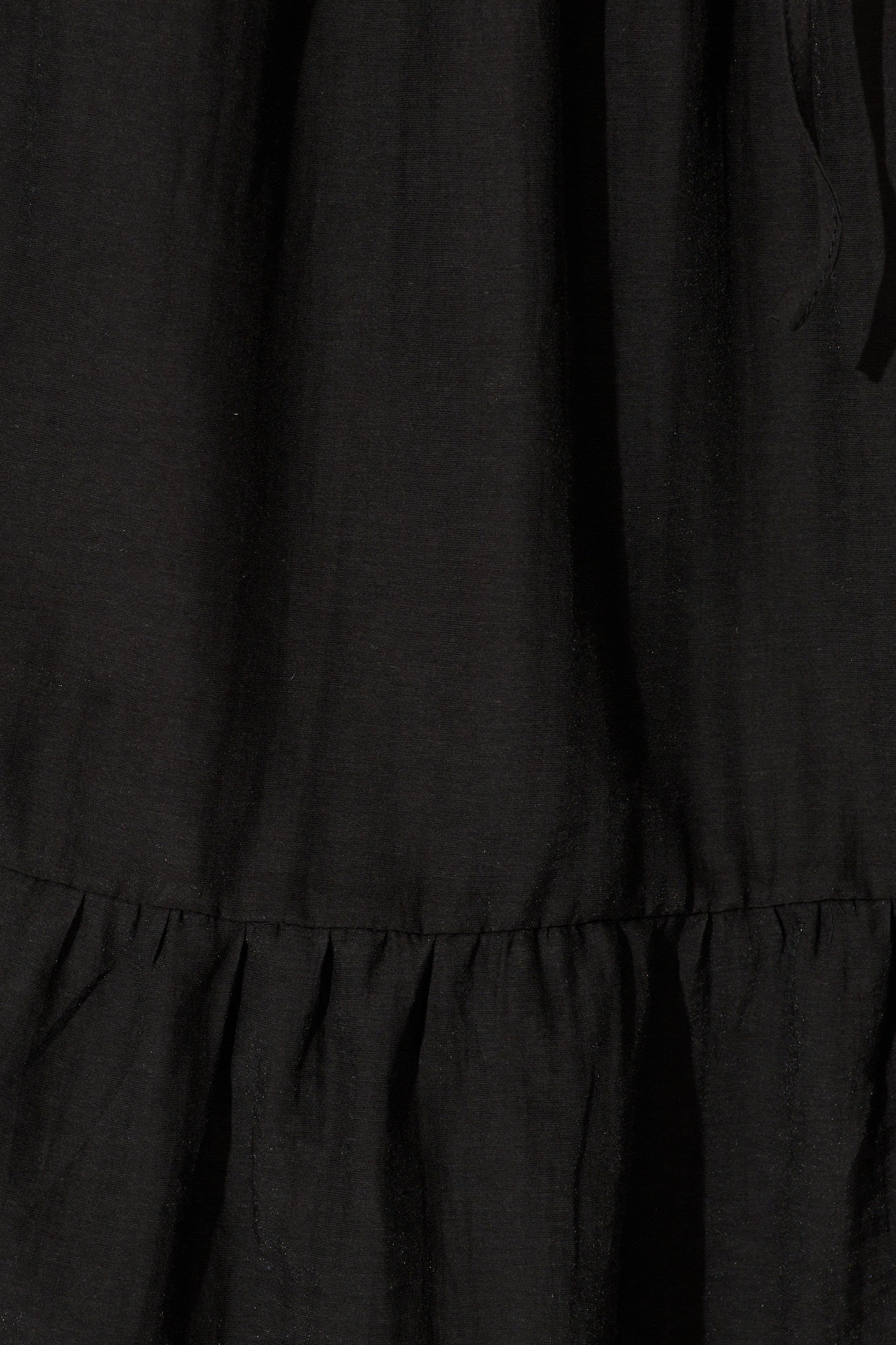 Chic Black Cotton Maxi Skirt by Zoella