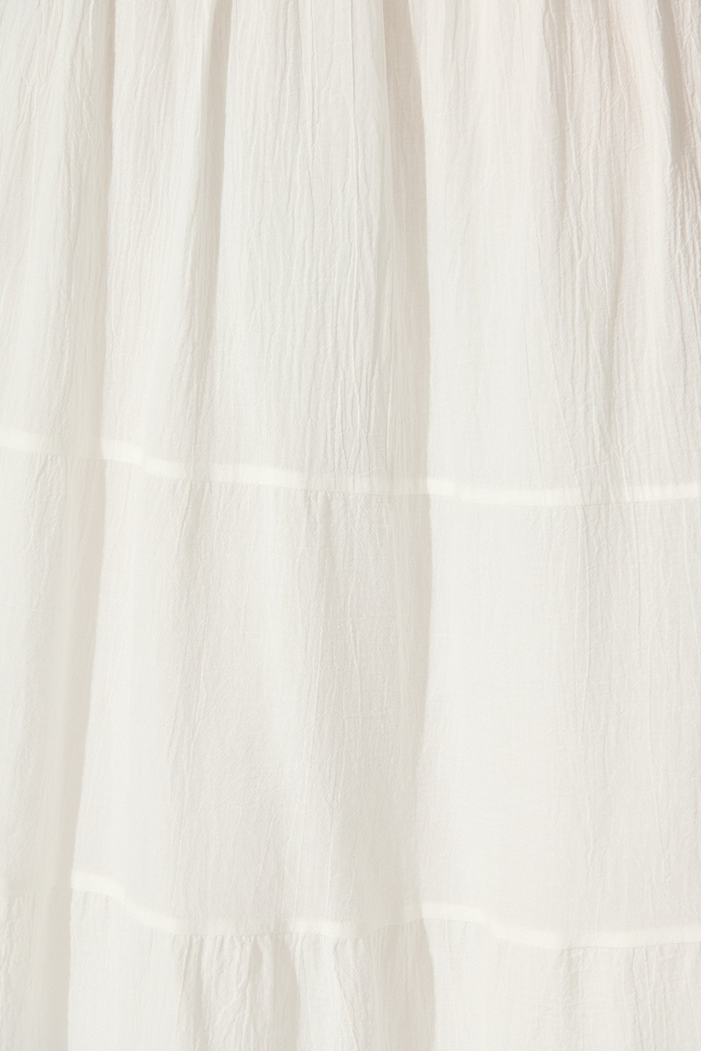Elegant White Cotton Aina Maxi Skirt
