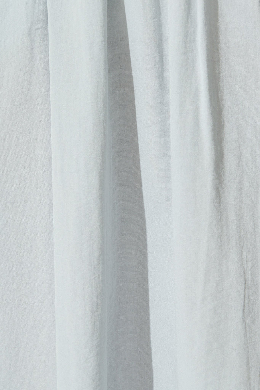 Light Blue Linen Cotton Blend Fenella Maxi Skirt