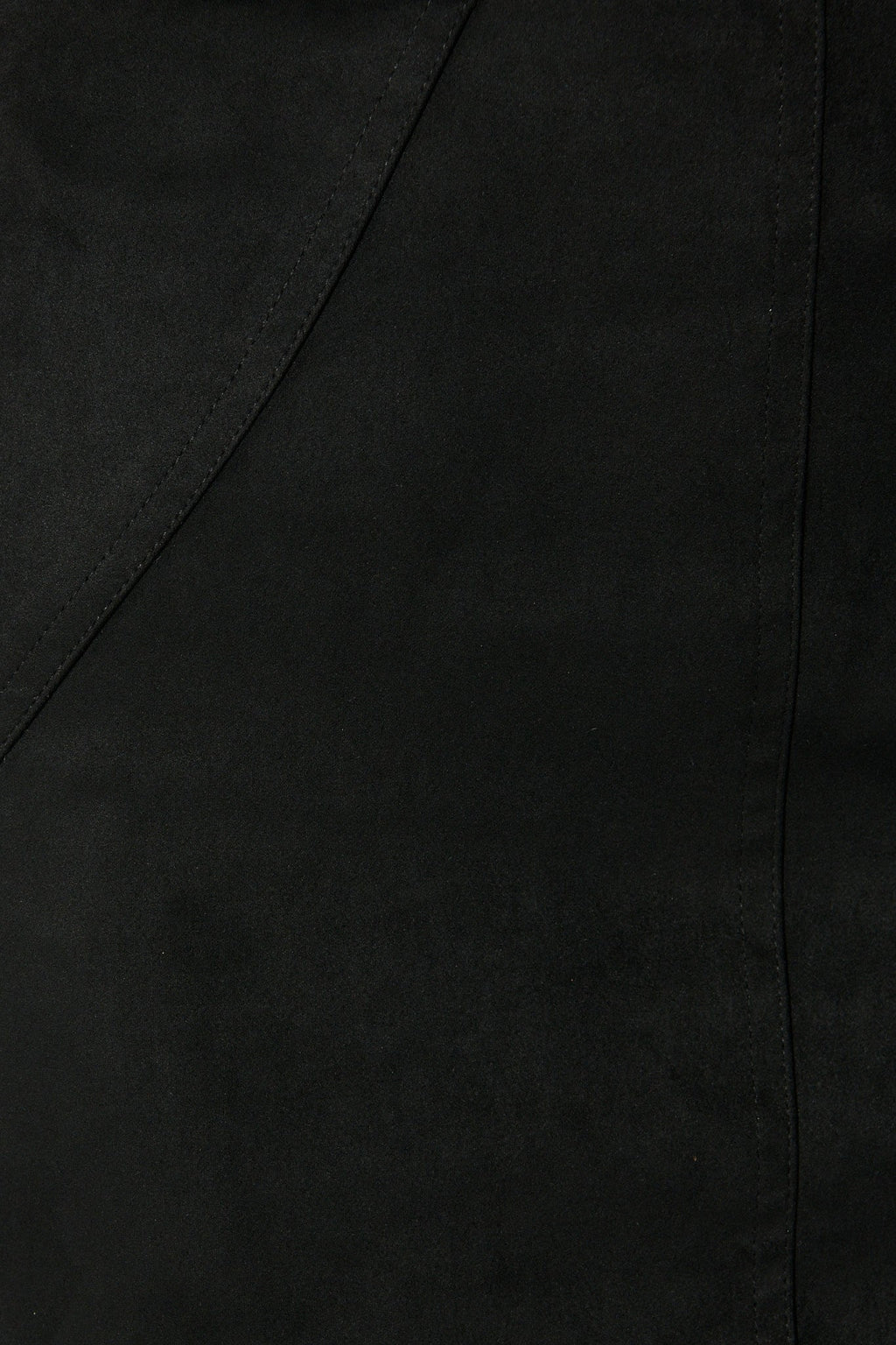Black Suedette Arya Skirt