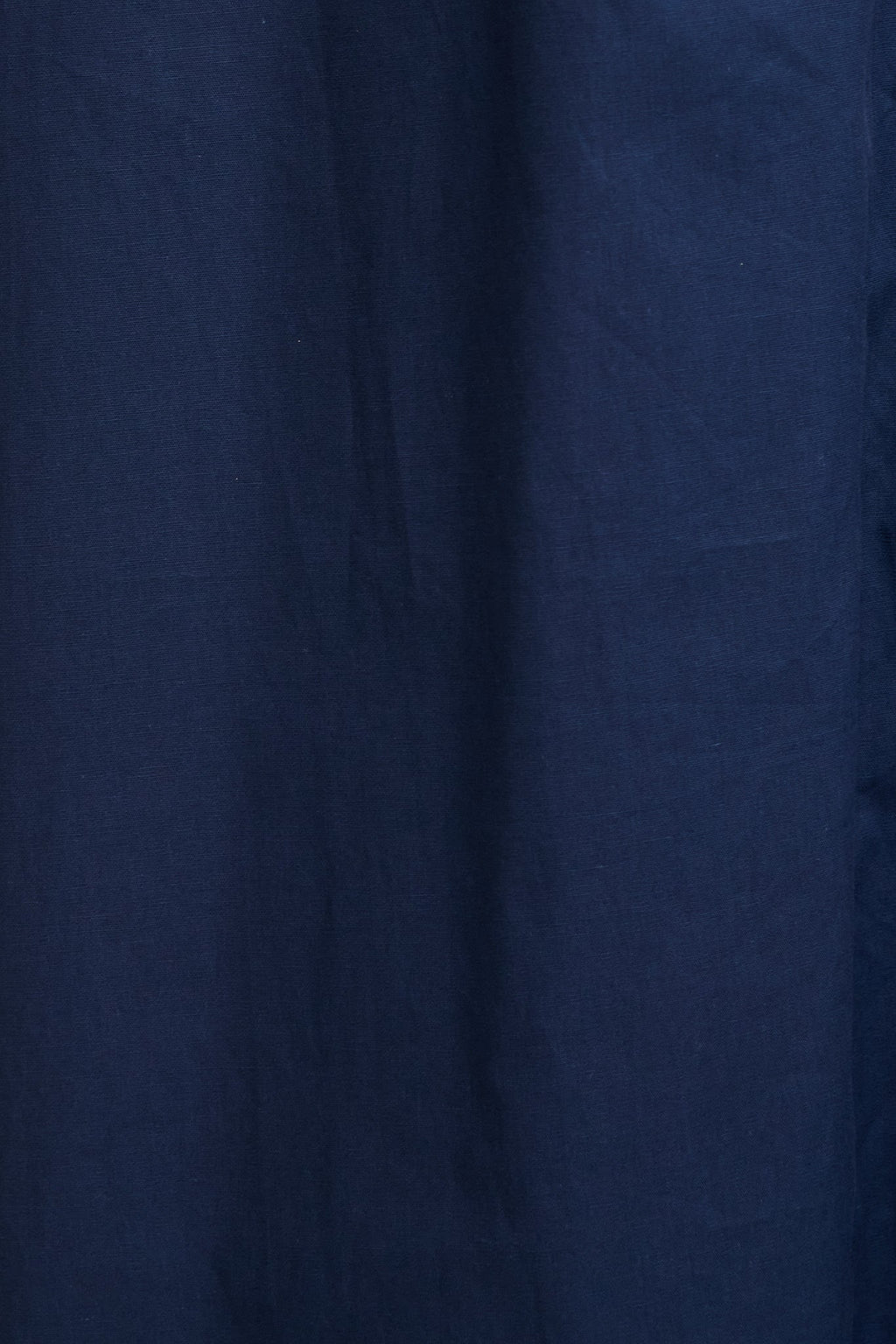 Navy Cotton Midi Shirt Dress