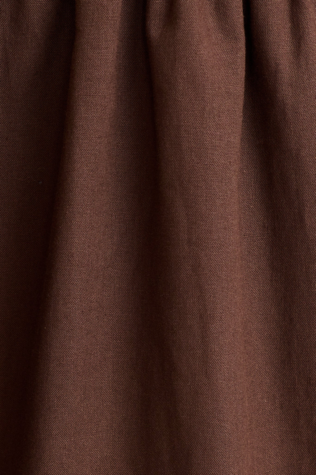 Chocolate Cotton Fit and Flare Dress