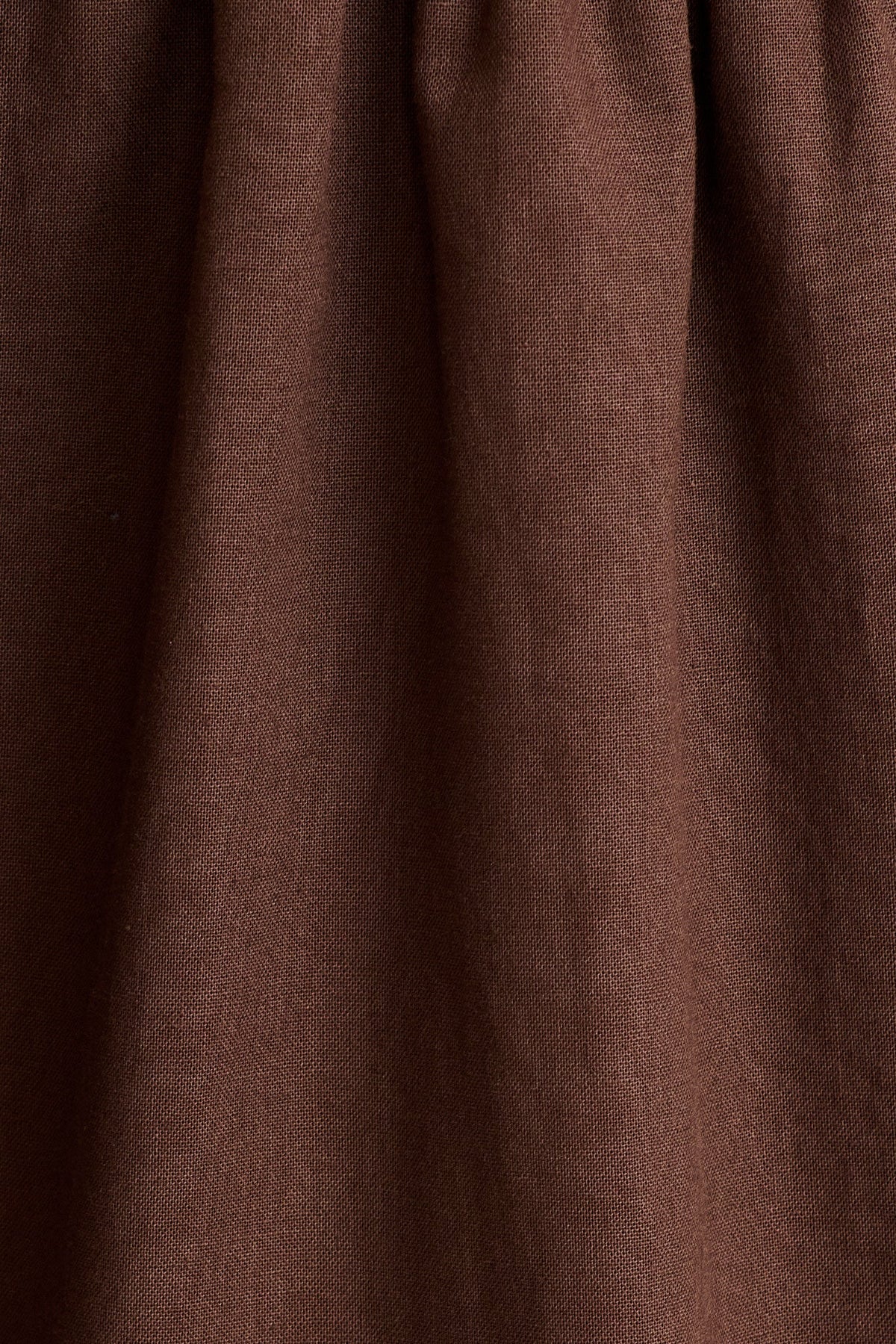 Chocolate Cotton Fit and Flare Dress