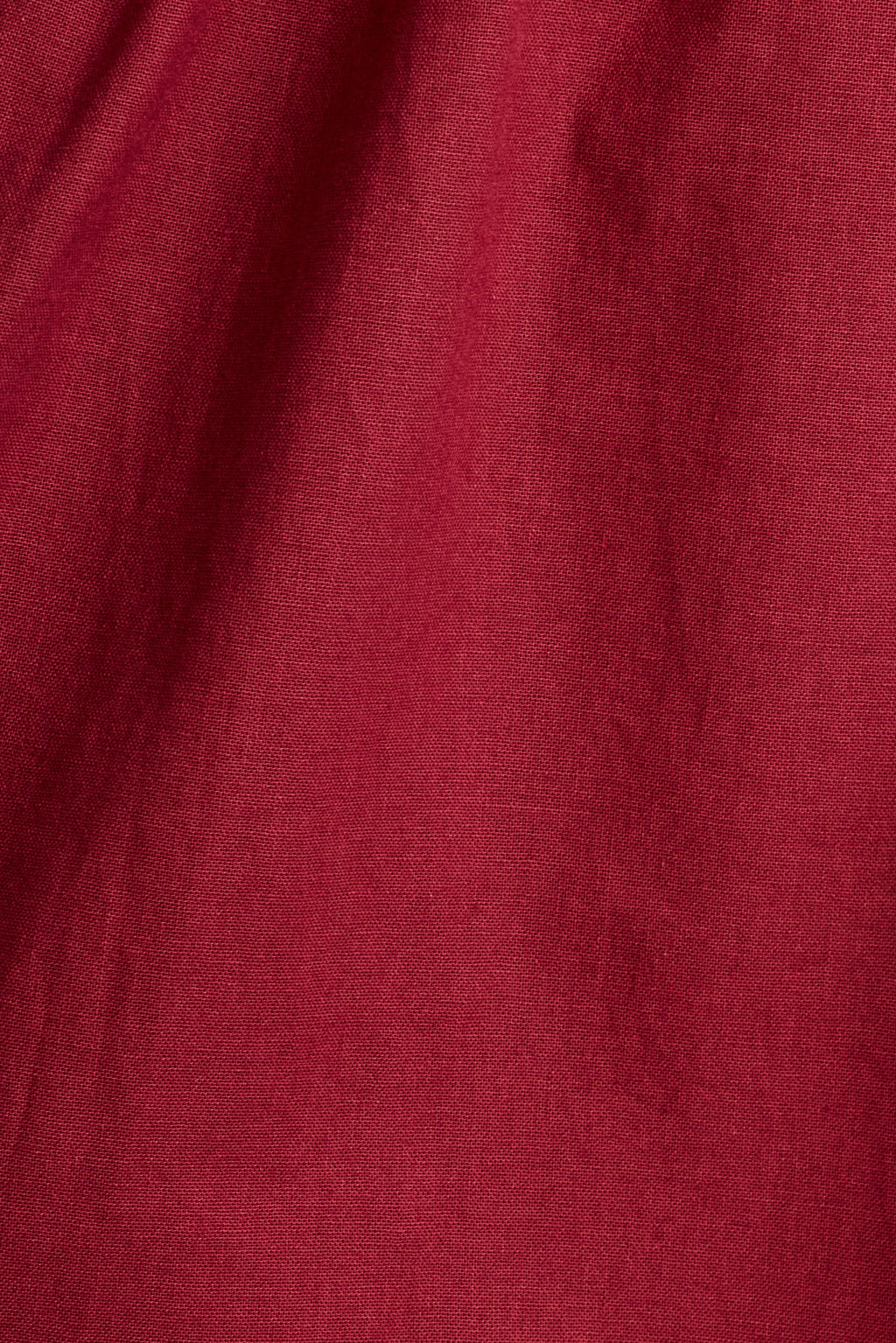 Wine Cotton Mini Dress