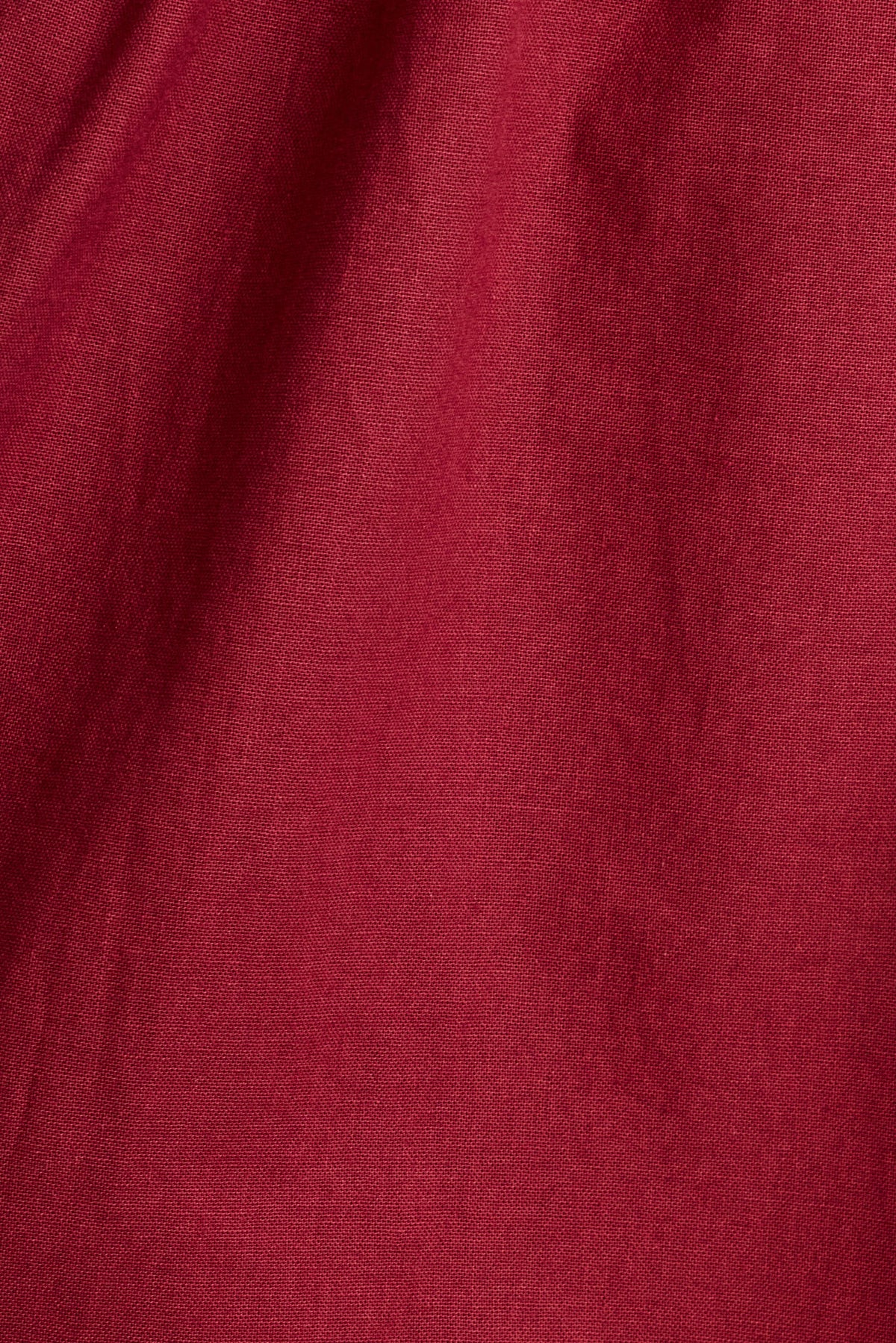 Wine Cotton Mini Dress