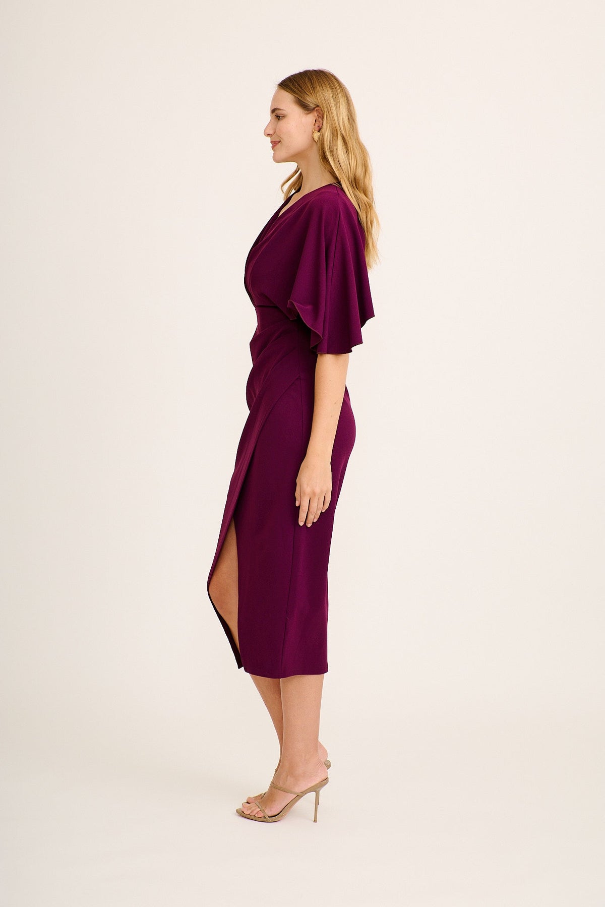 Plum Coleen Midi Dress