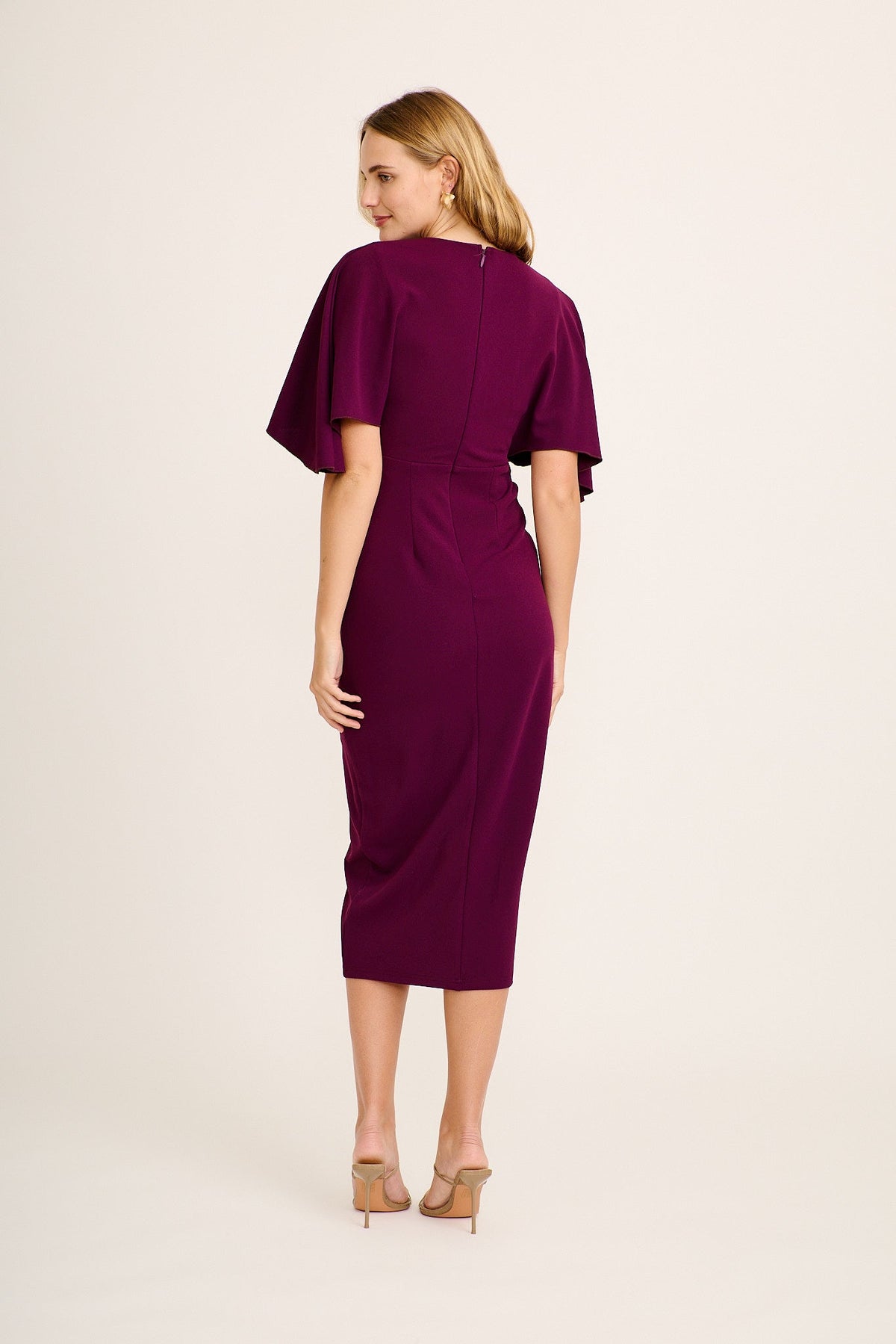 Plum Coleen Midi Dress