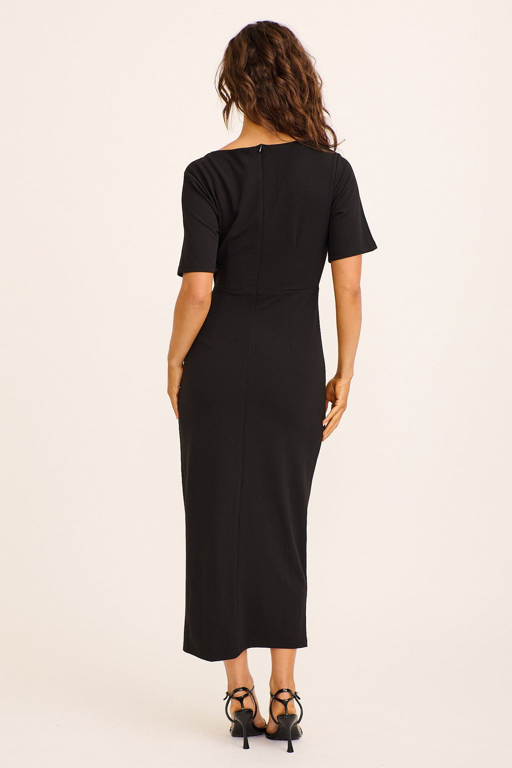 Black Stevanda Midi Dress