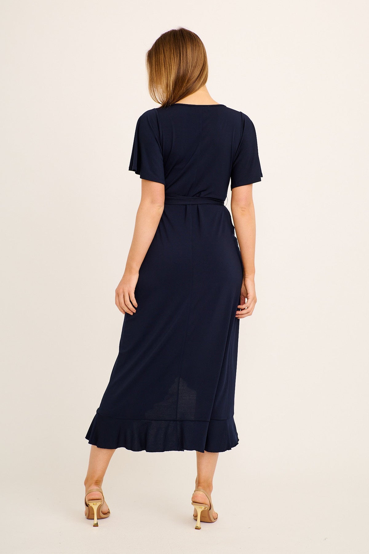 Navy Jersey Maxi Dress