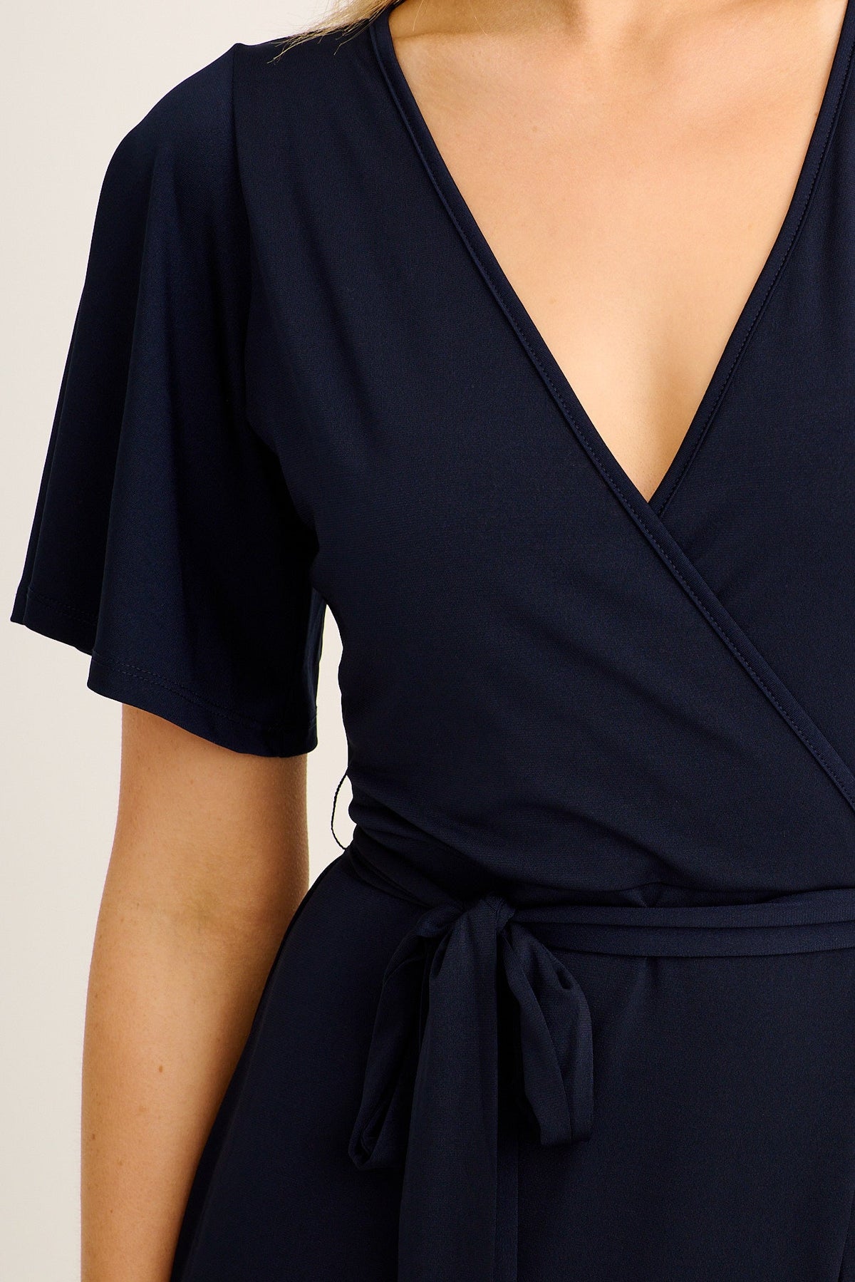 Navy Jersey Maxi Dress