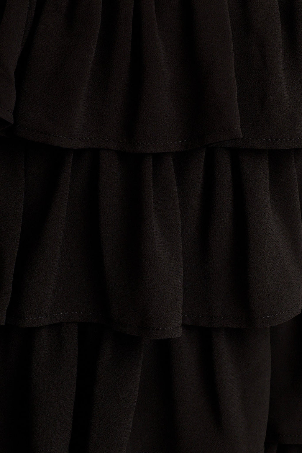 Black Chiffon Sevana Dress