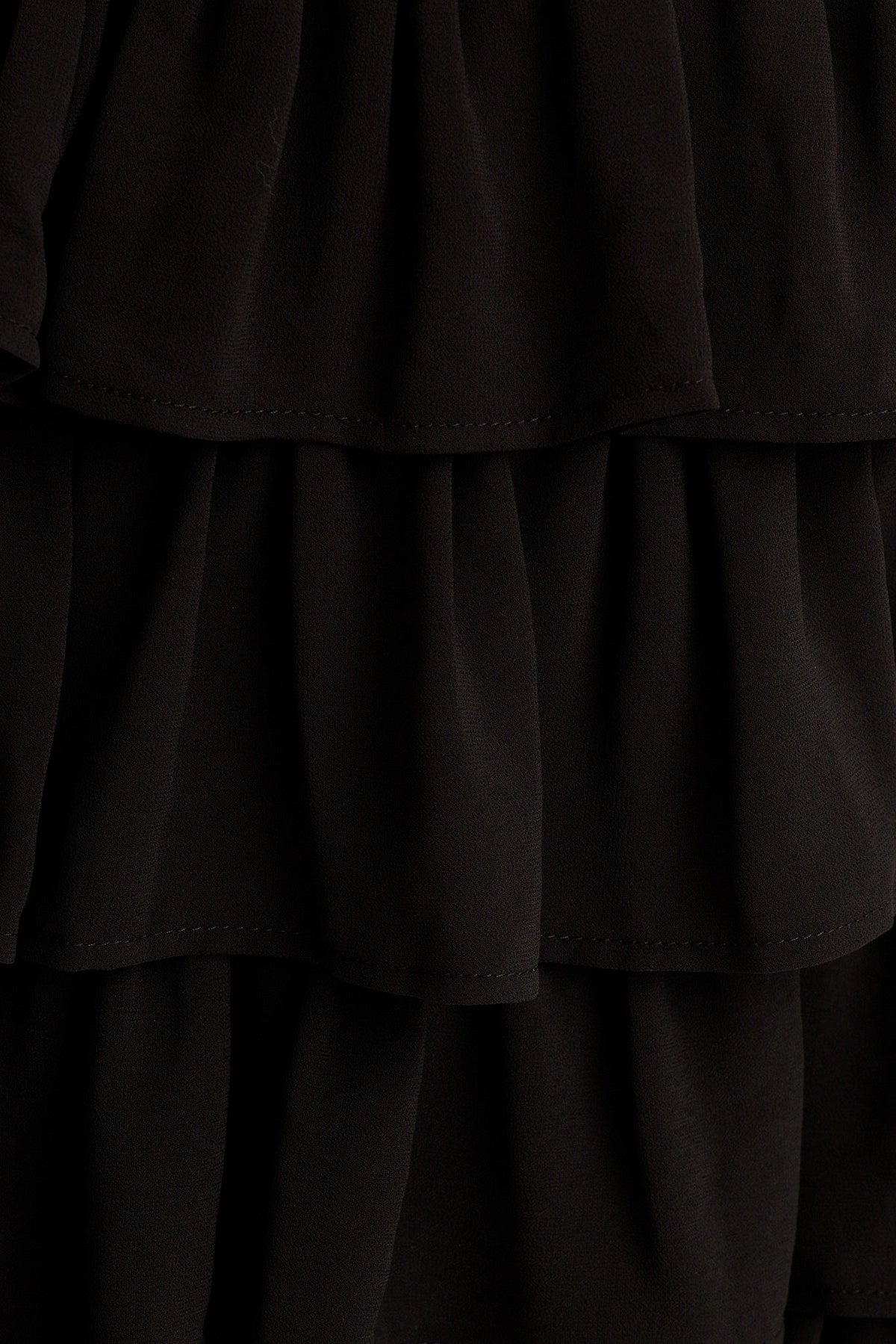 Black Chiffon Sevana Dress