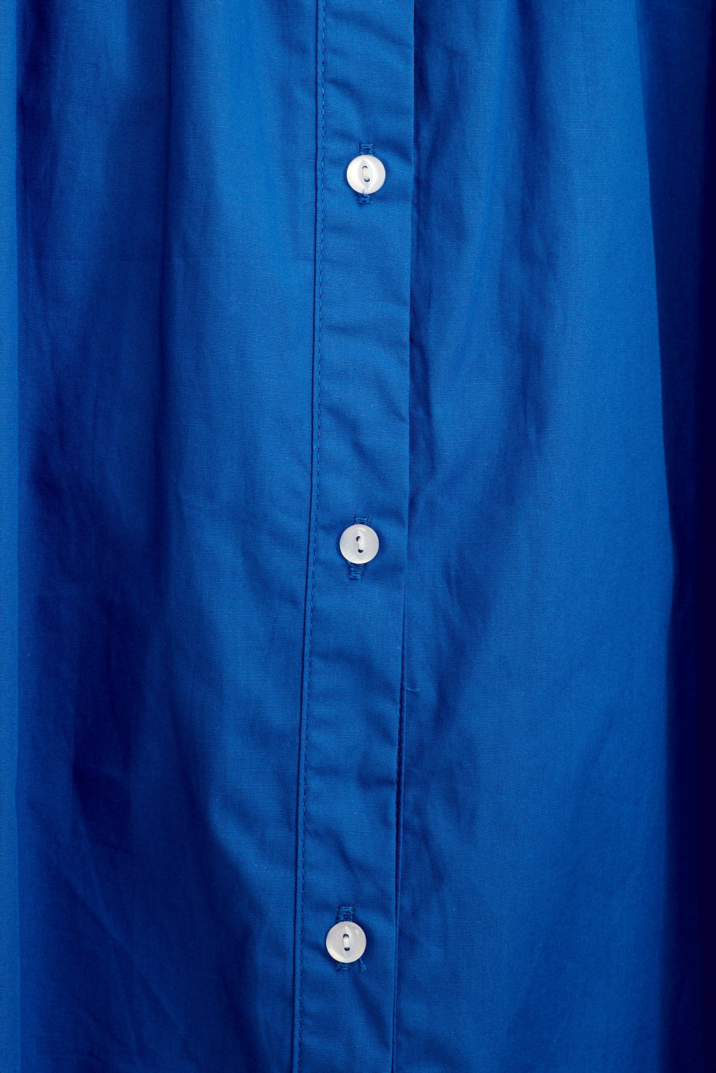 Cobalt Blue Cotton Smock Dress