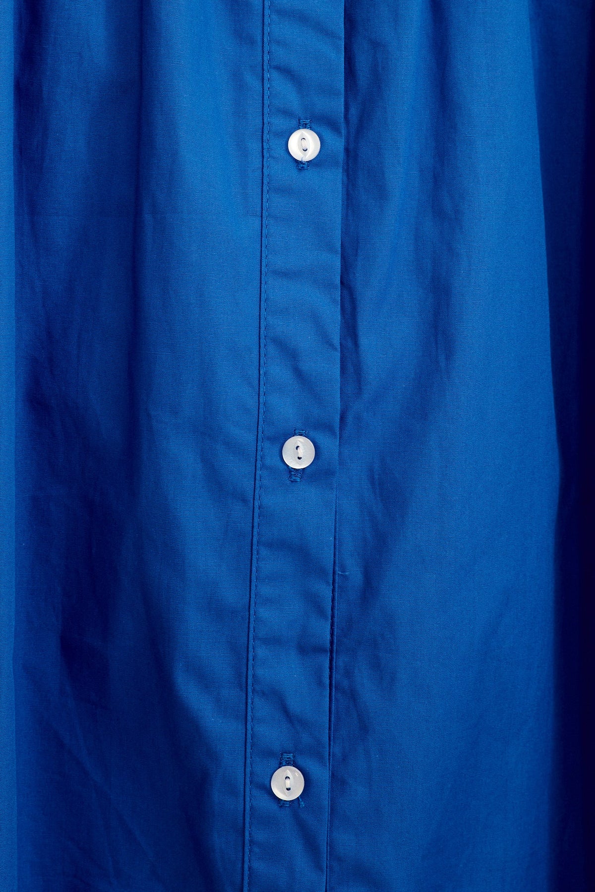 Cobalt Blue Cotton Smock Dress