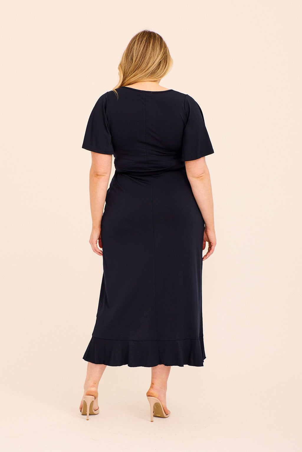 Navy Jersey Maxi Dress