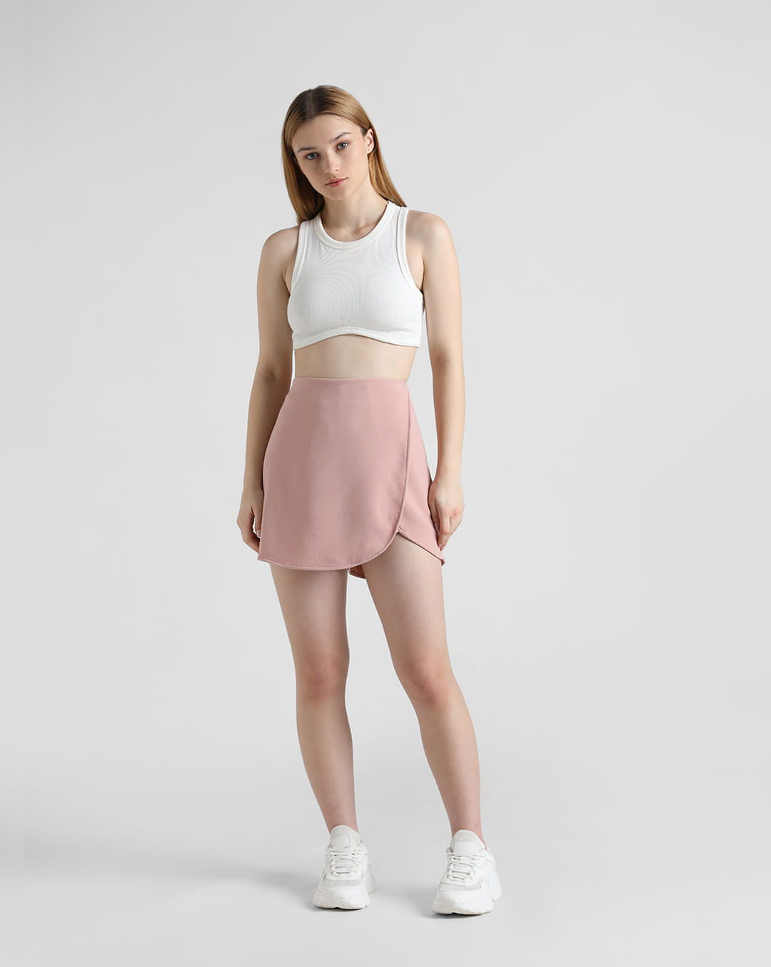 Rosé Shift Shorts