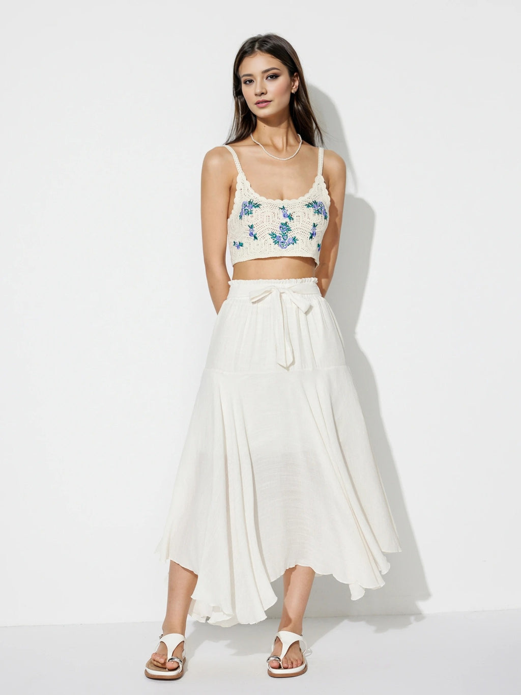 Trendy Tied A-Line Skirt