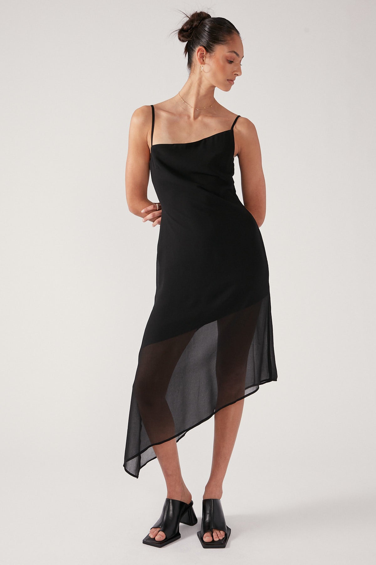 Simmi Black Midi Dress