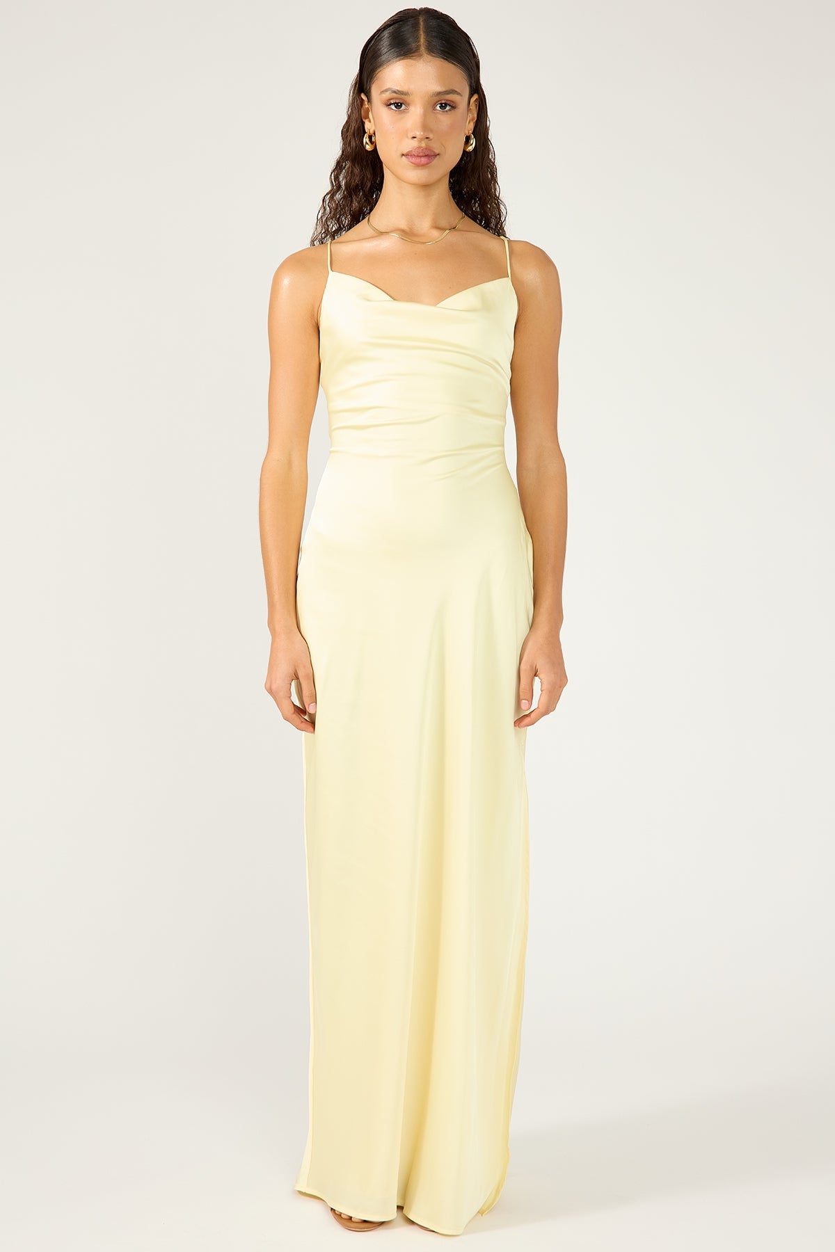 Yellow Full-Length Dress