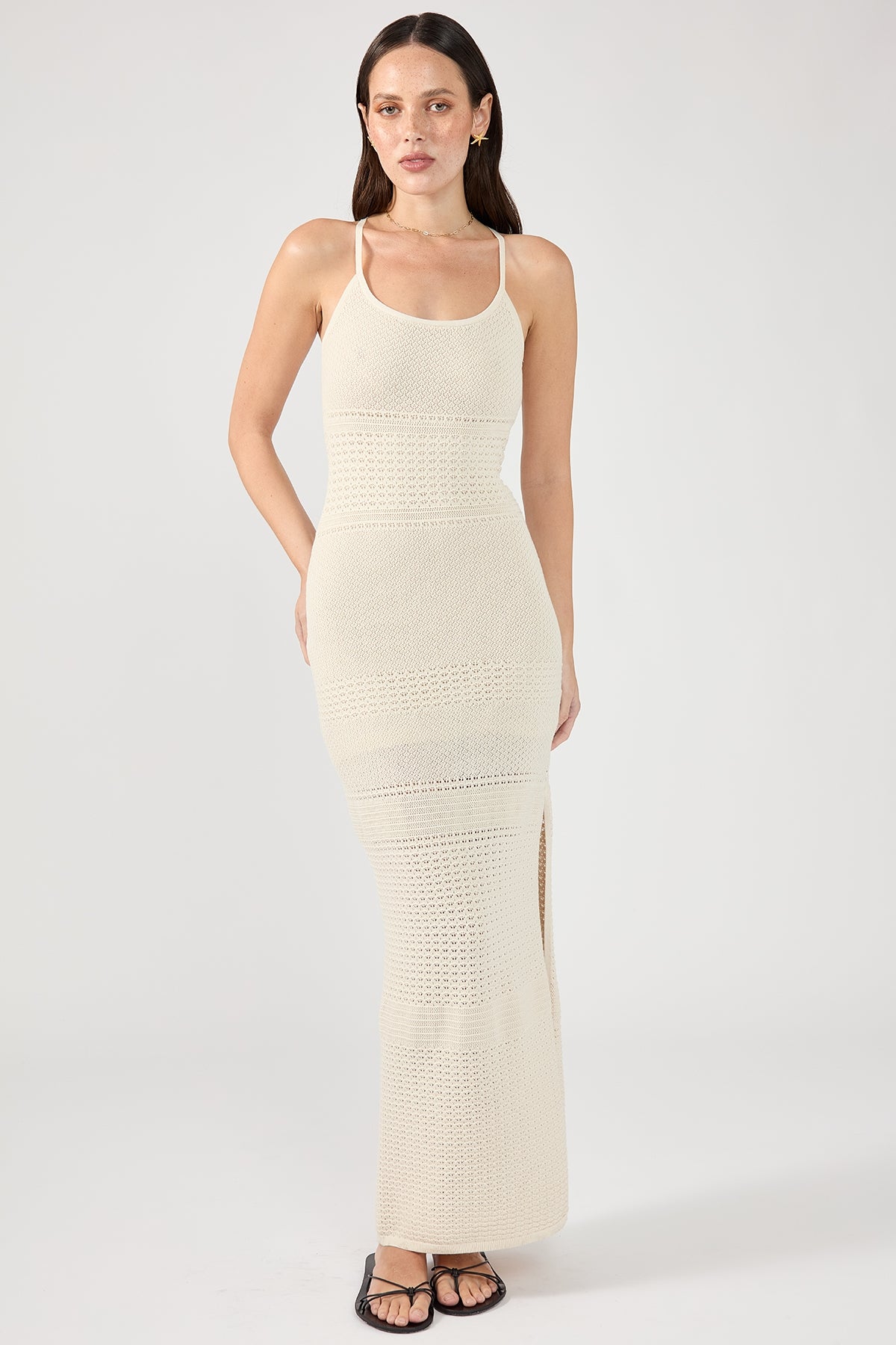 Crochet Midi Dress